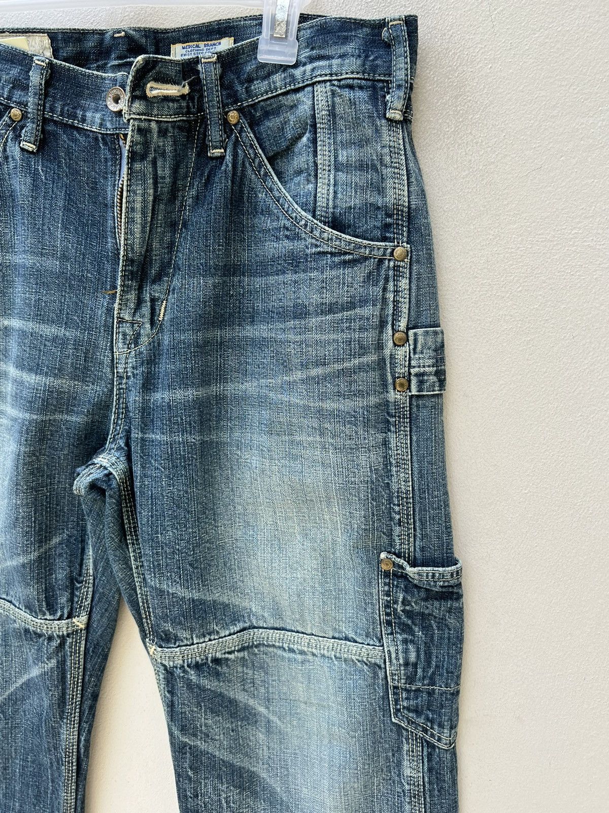 Vintage Medical Branch Japan Great Faded Heavy Duty Denim