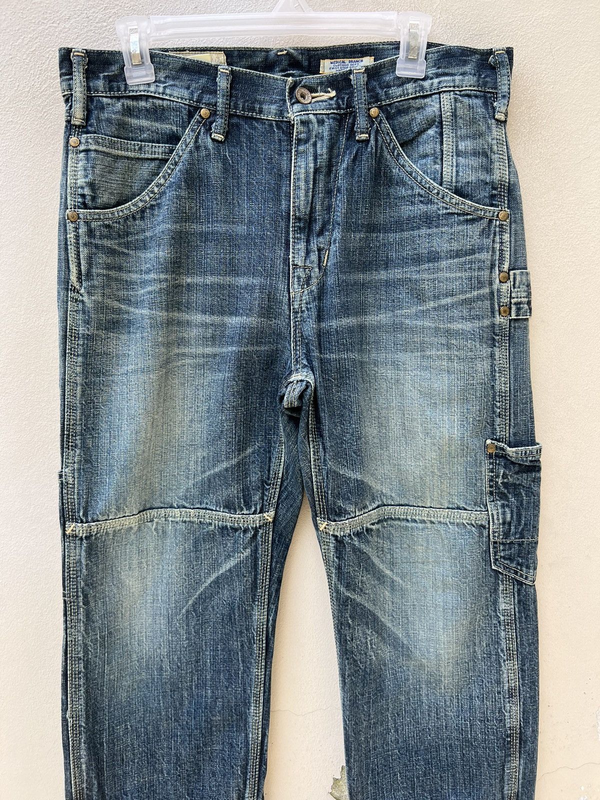 Vintage Medical Branch Japan Great Faded Heavy Duty Denim