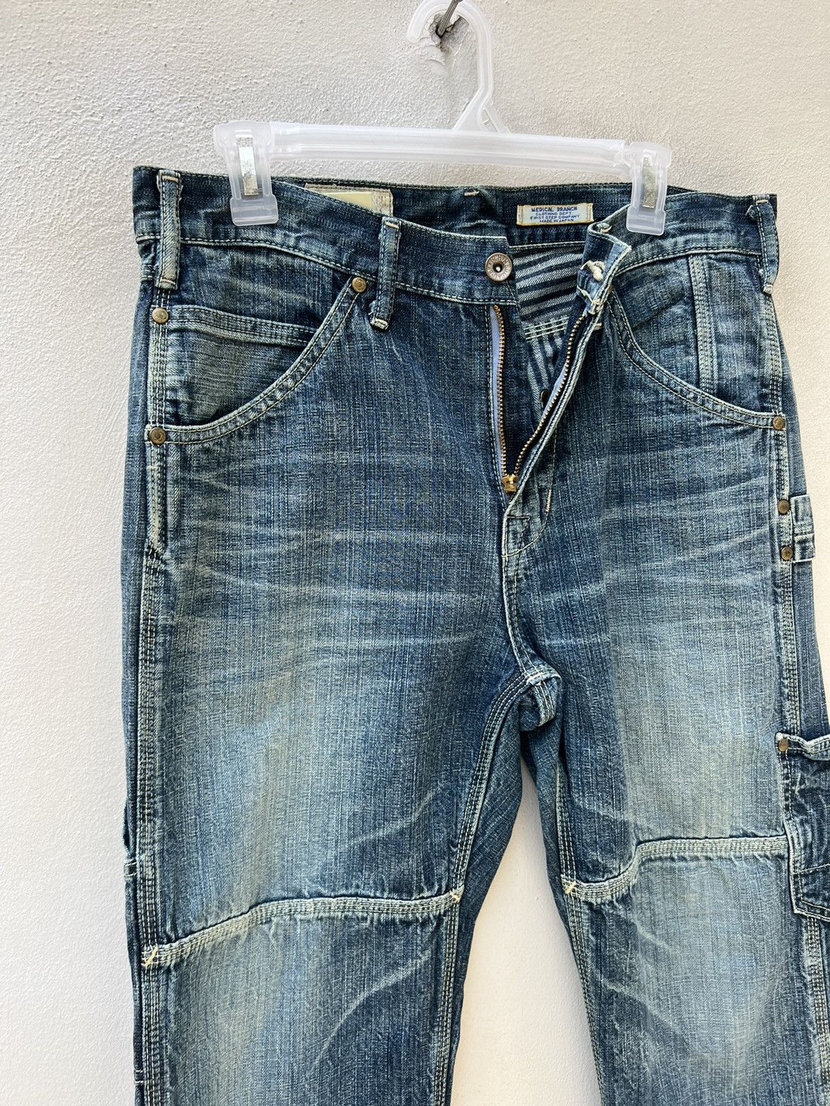 Vintage Medical Branch Japan Great Faded Heavy Duty Denim