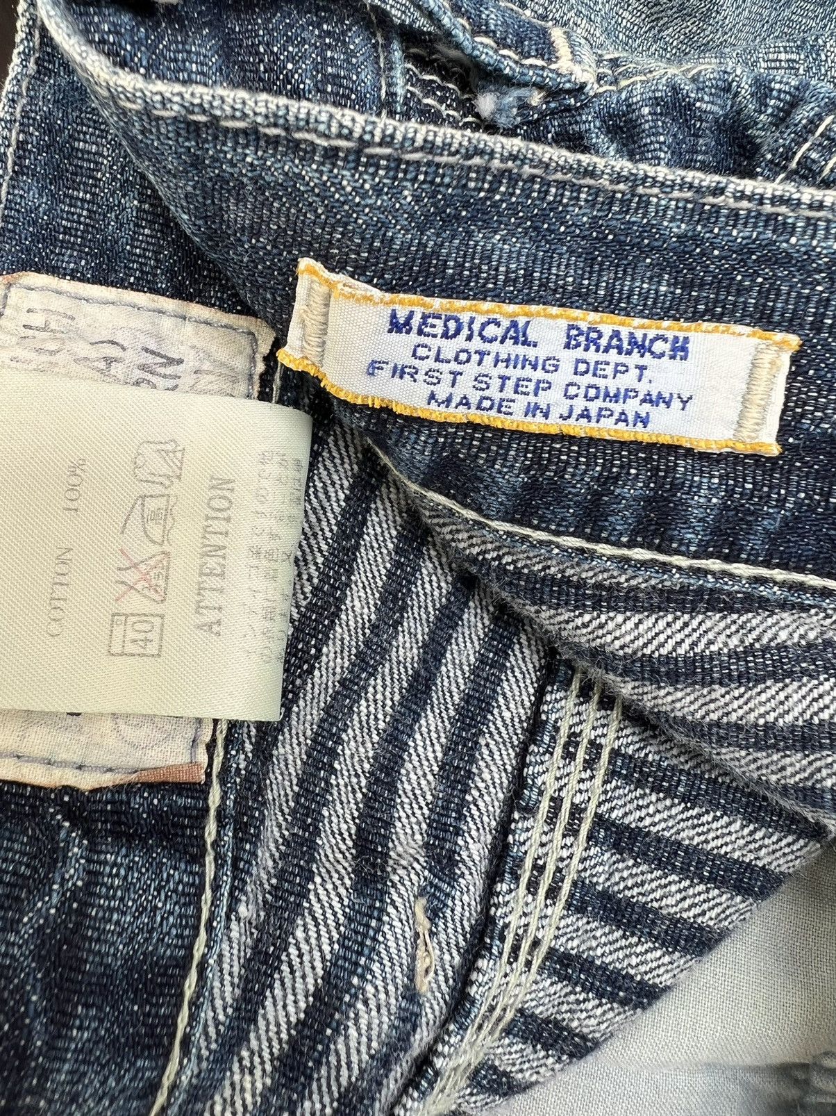 Vintage Medical Branch Japan Great Faded Heavy Duty Denim