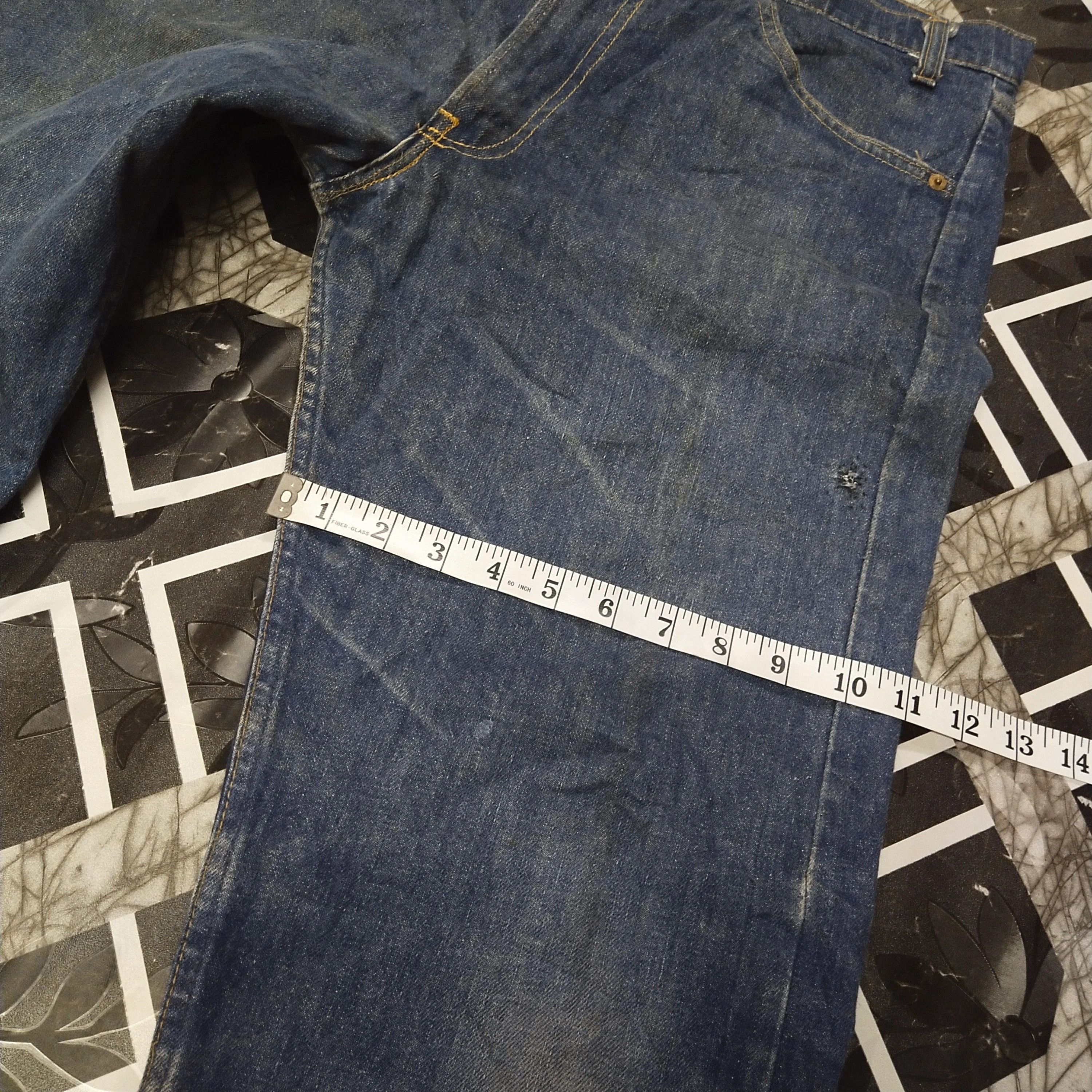 Levi's Vintage Clothing × Vintage Vintage 1960s Levis Orange Tab Talon Zipper (Button #8) Size US 35 - 11 Thumbnail