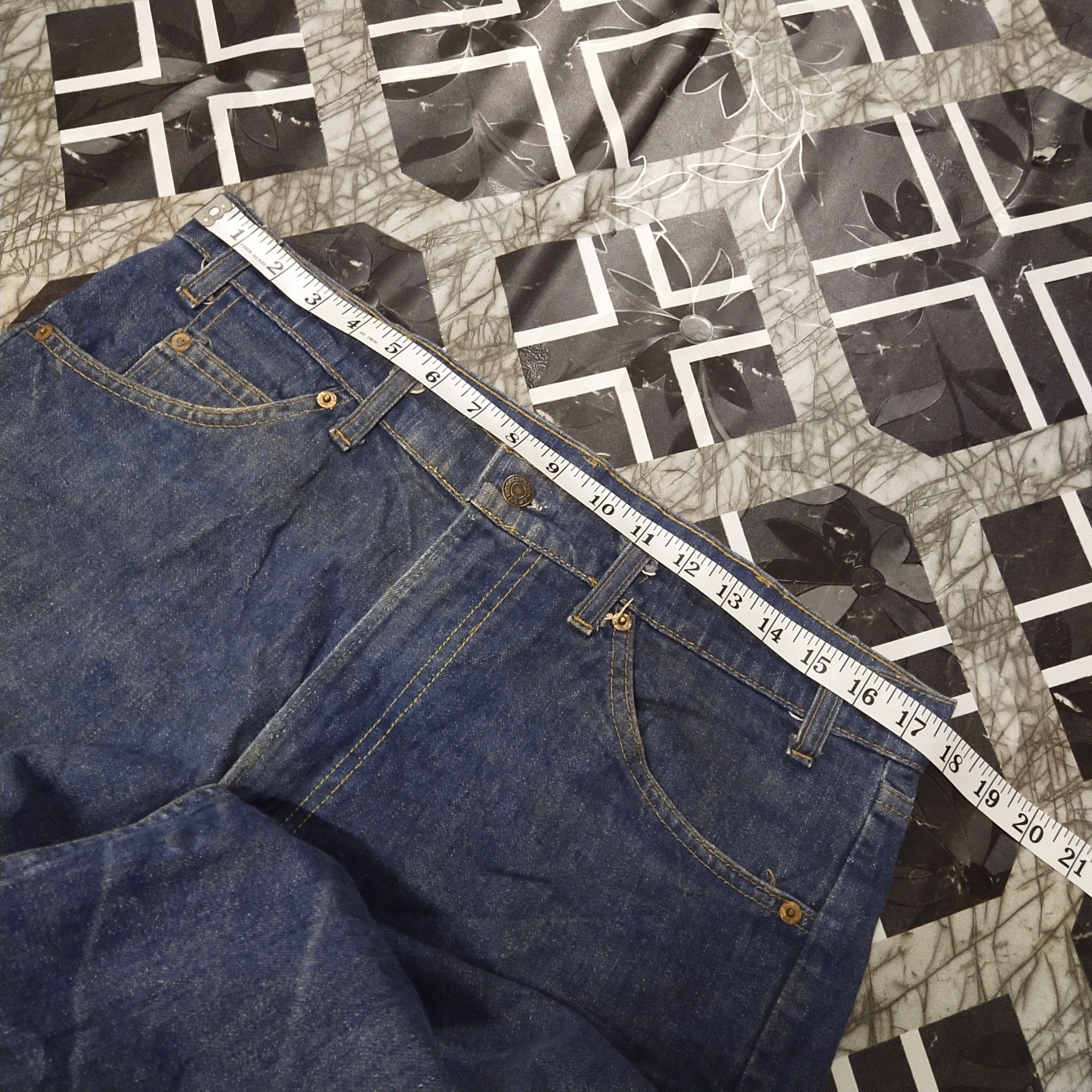Levi's Vintage Clothing × Vintage Vintage 1960s Levis Orange Tab Talon Zipper (Button #8) Size US 35 - 9 Thumbnail