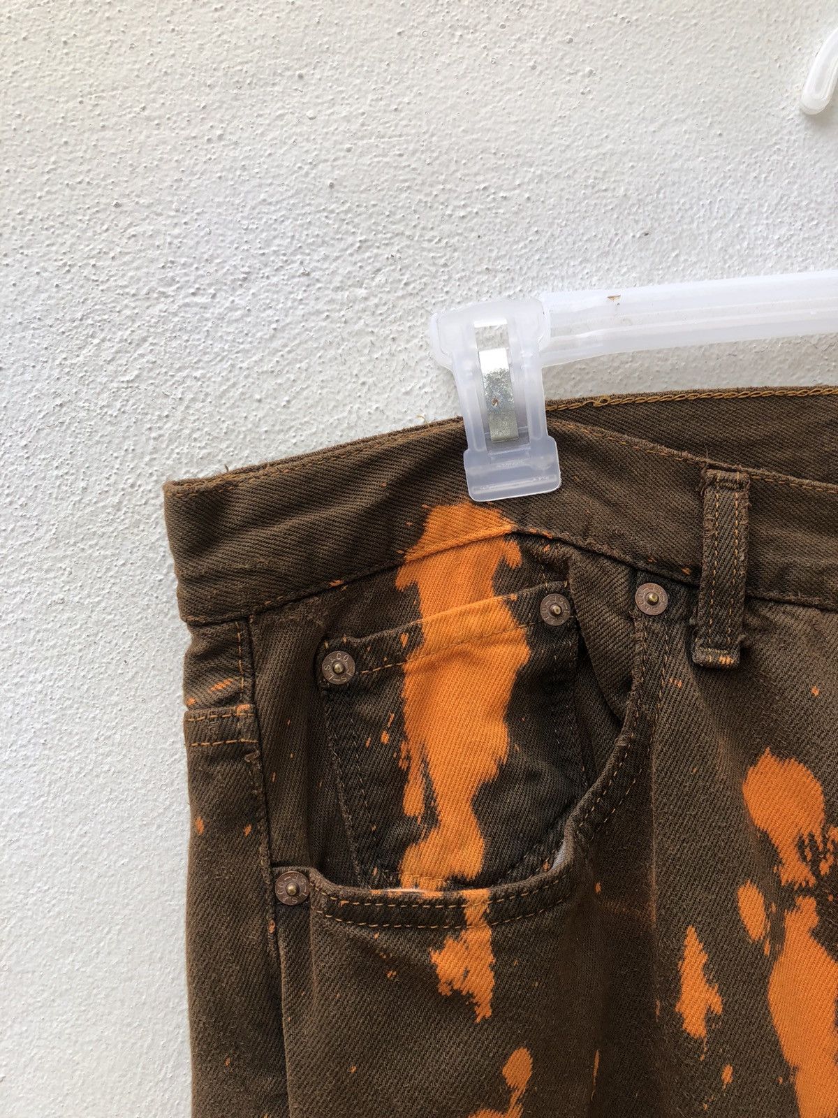 Levi's Vintage 90s Levi’s 501 Jeans Distressed Bleached Denim Size US 36 / EU 52 - 4 Thumbnail