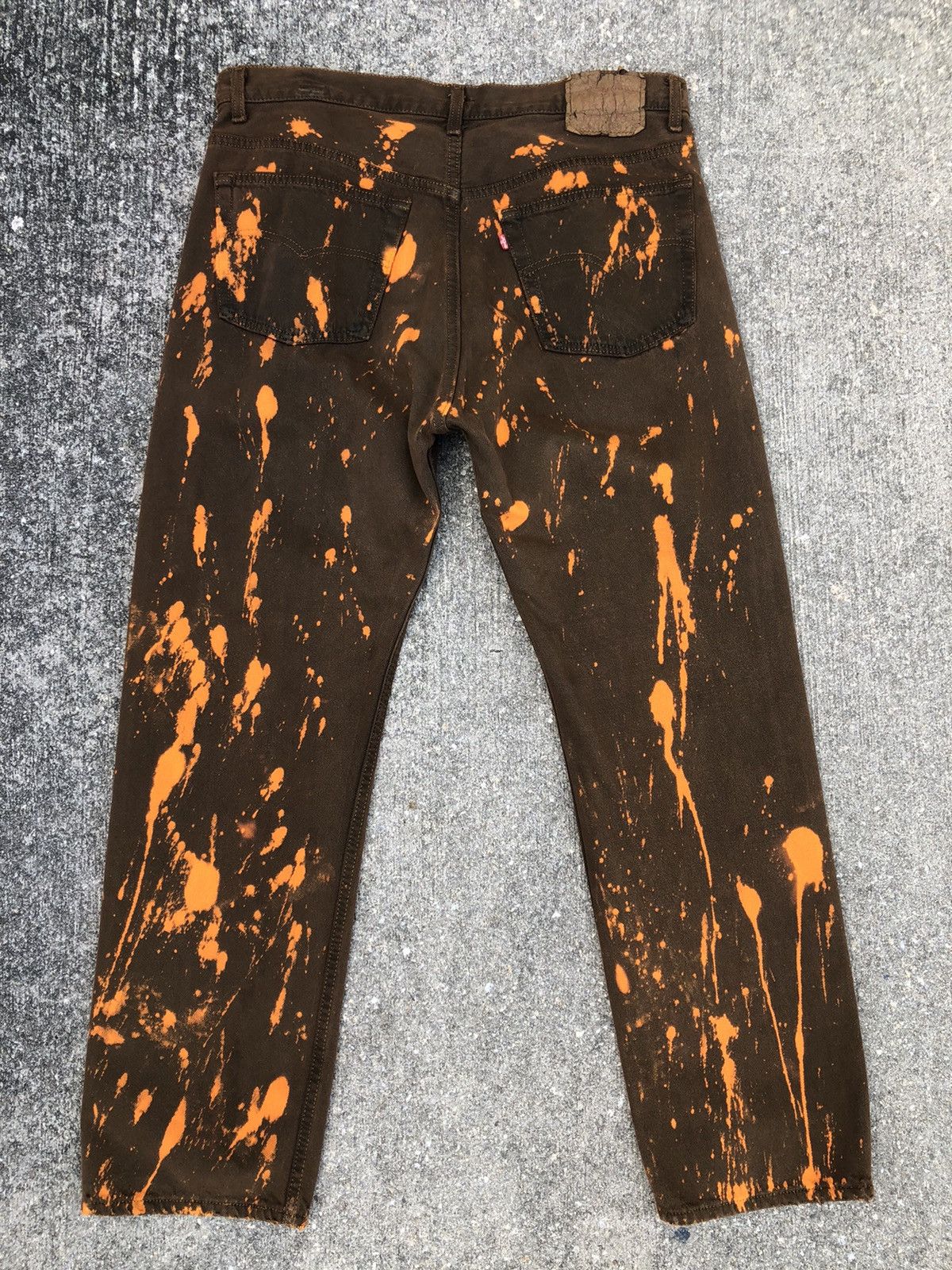 Levi's Vintage 90s Levi’s 501 Jeans Distressed Bleached Denim Size US 36 / EU 52 - 2 Thumbnail