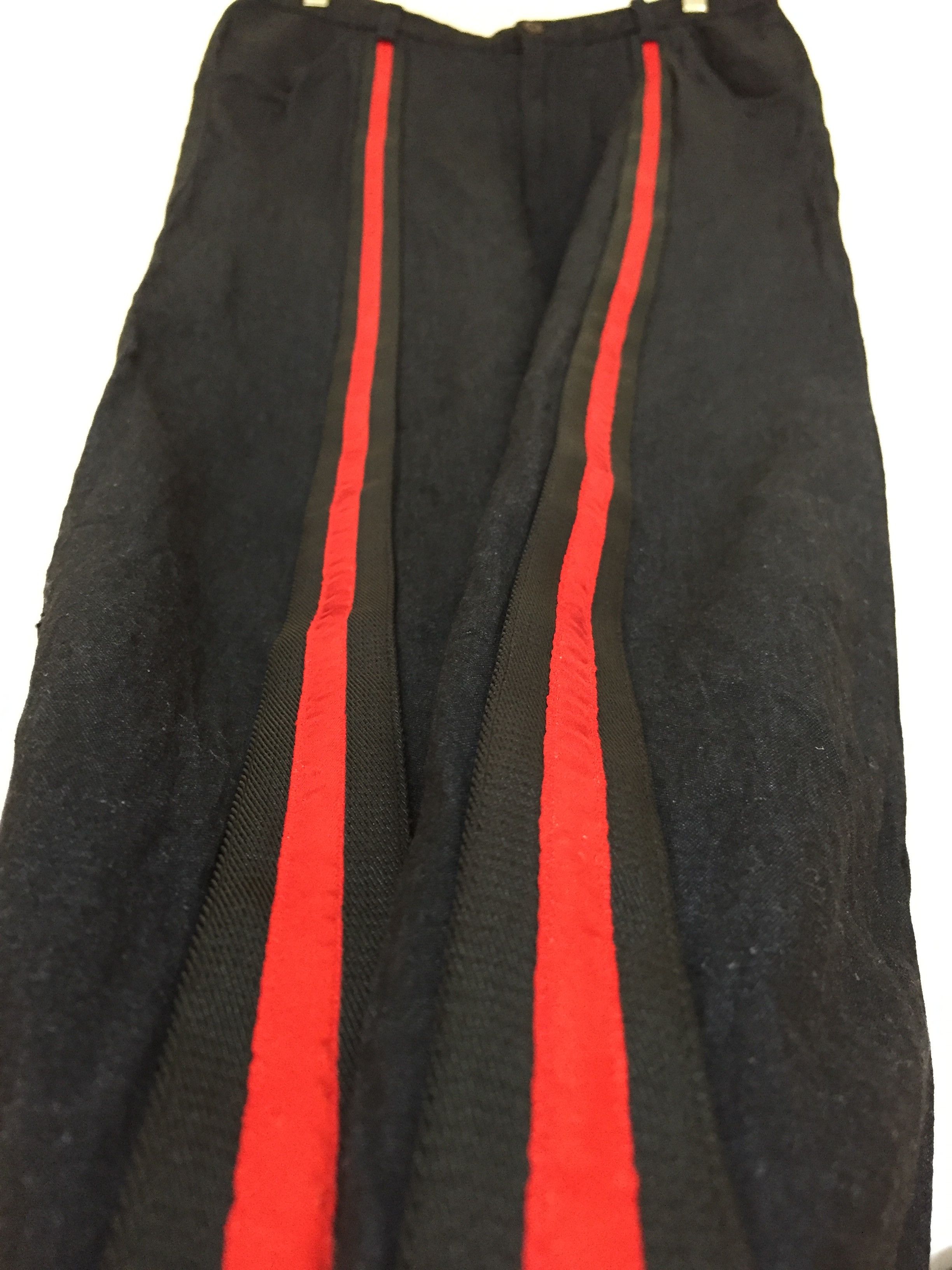 Emporio Armani 90's Armani RED line stripe linen pants Size US 30 / EU 46 - 6 Thumbnail