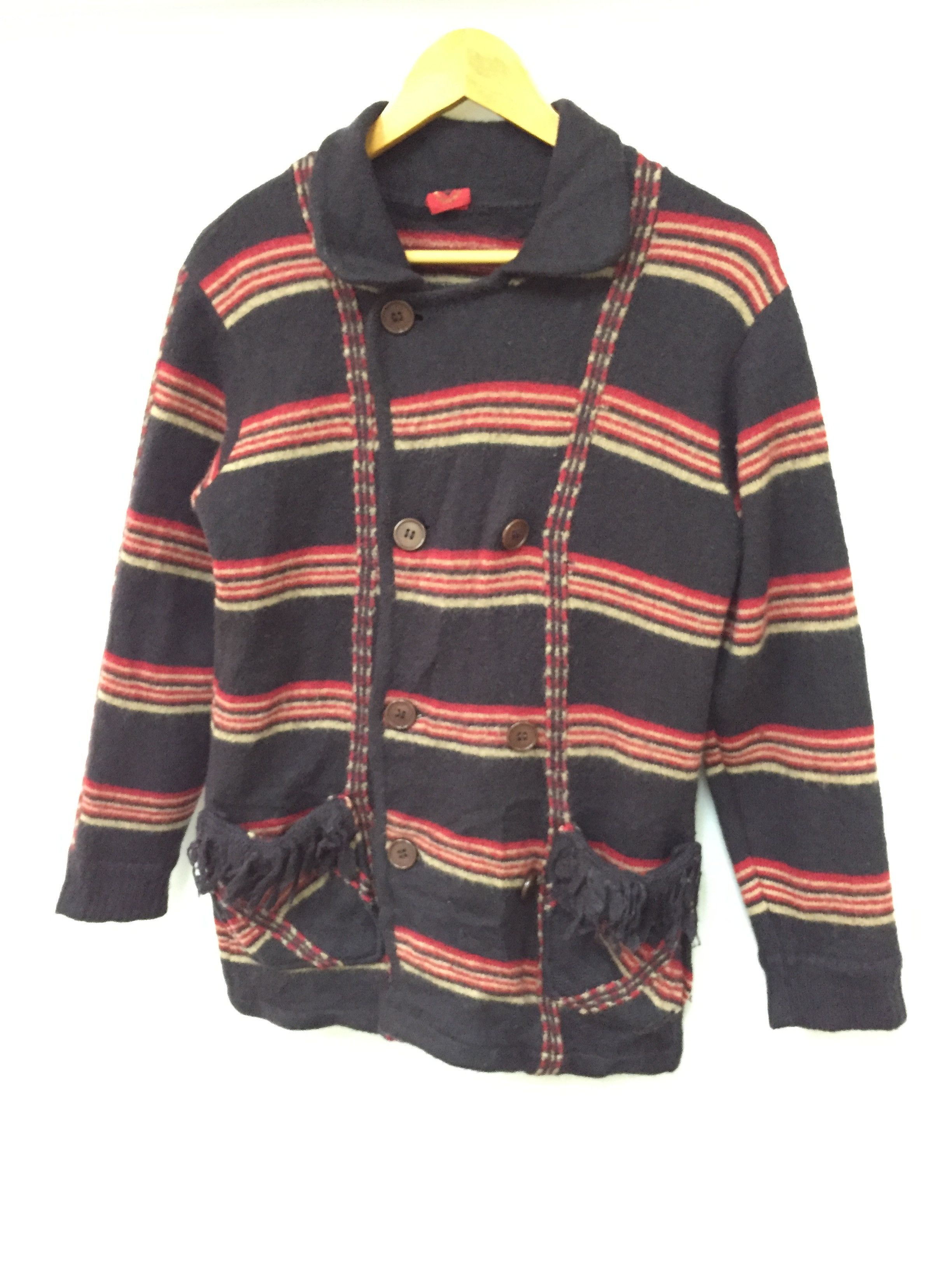 20471120 Algonquins Tartan Asymmetrical Wool sweater Size M / US 6-8 / IT 42-44 - 3 Thumbnail