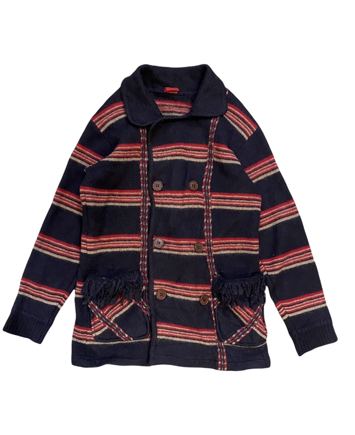 20471120 Algonquins Tartan Asymmetrical Wool sweater Size M / US 6-8 / IT 42-44 - 1 Thumbnail