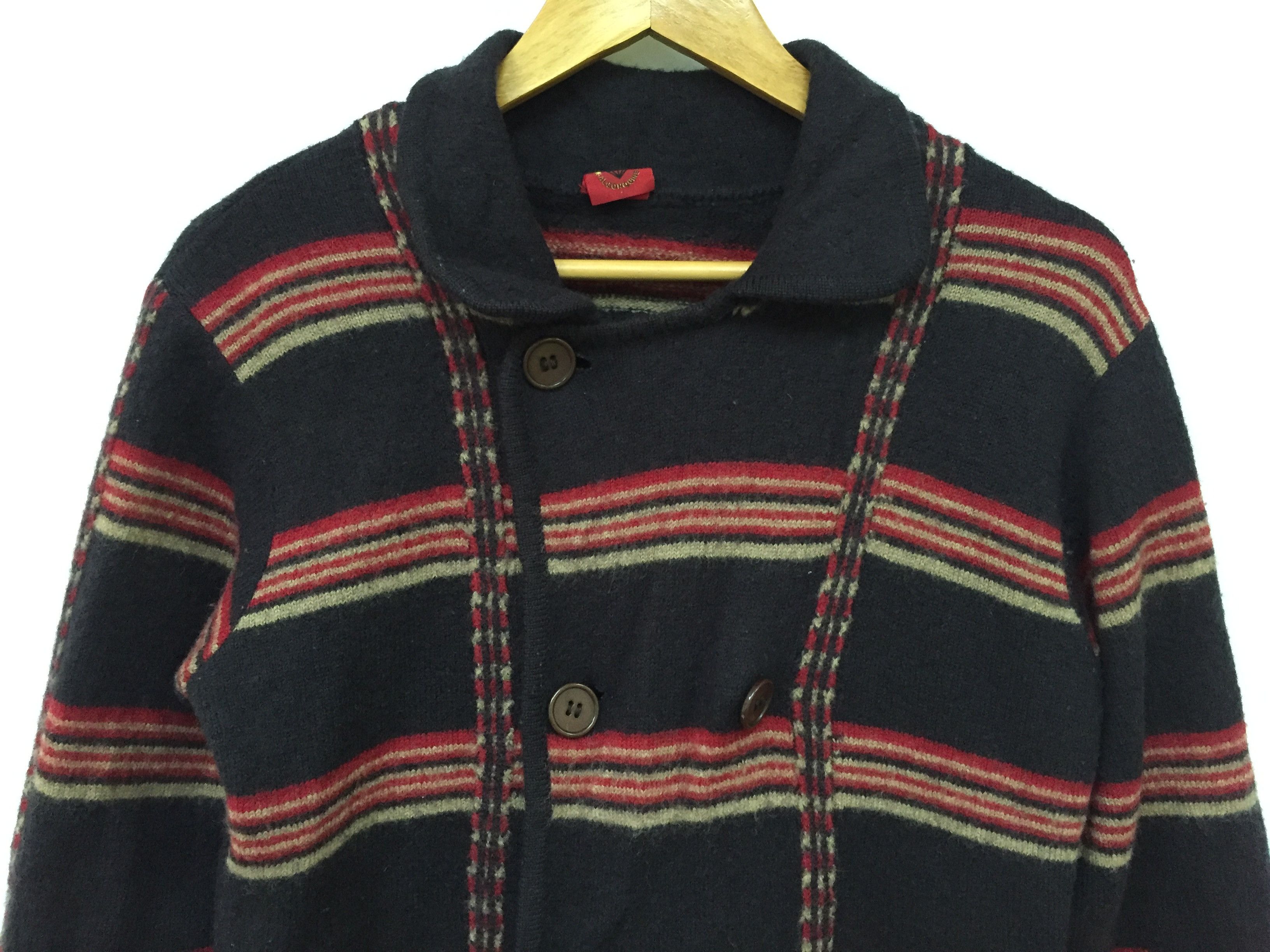 20471120 Algonquins Tartan Asymmetrical Wool sweater Size M / US 6-8 / IT 42-44 - 4 Thumbnail
