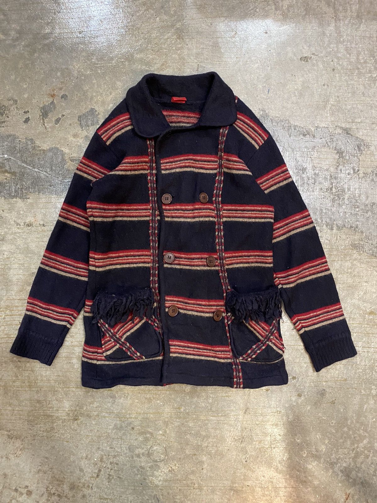 20471120 Algonquins Tartan Asymmetrical Wool sweater Size M / US 6-8 / IT 42-44 - 2 Thumbnail