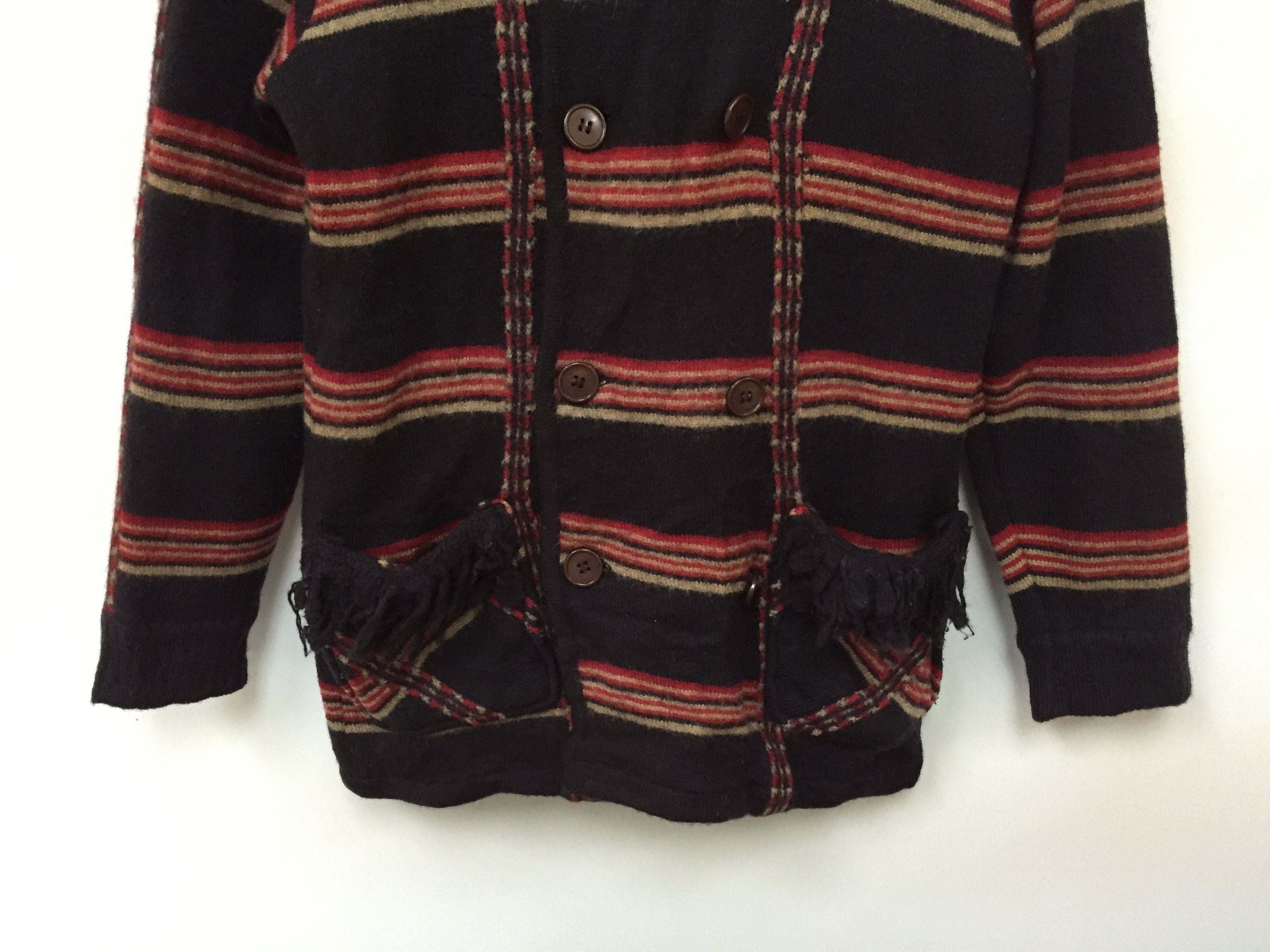 20471120 Algonquins Tartan Asymmetrical Wool sweater Size M / US 6-8 / IT 42-44 - 5 Thumbnail