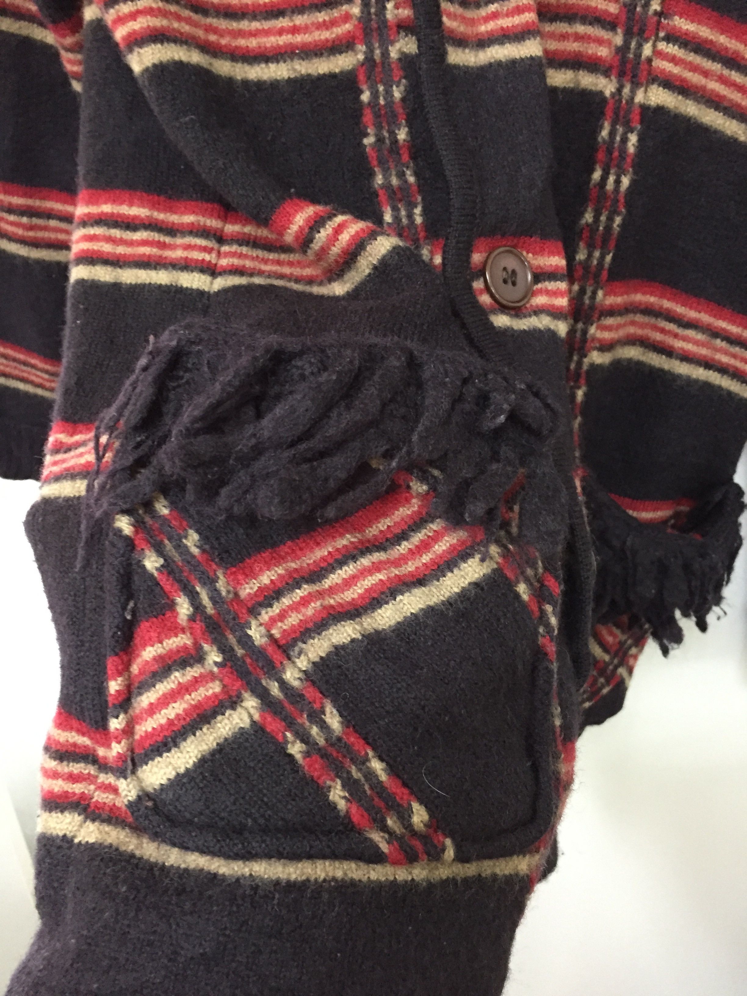 20471120 Algonquins Tartan Asymmetrical Wool sweater Size M / US 6-8 / IT 42-44 - 6 Thumbnail