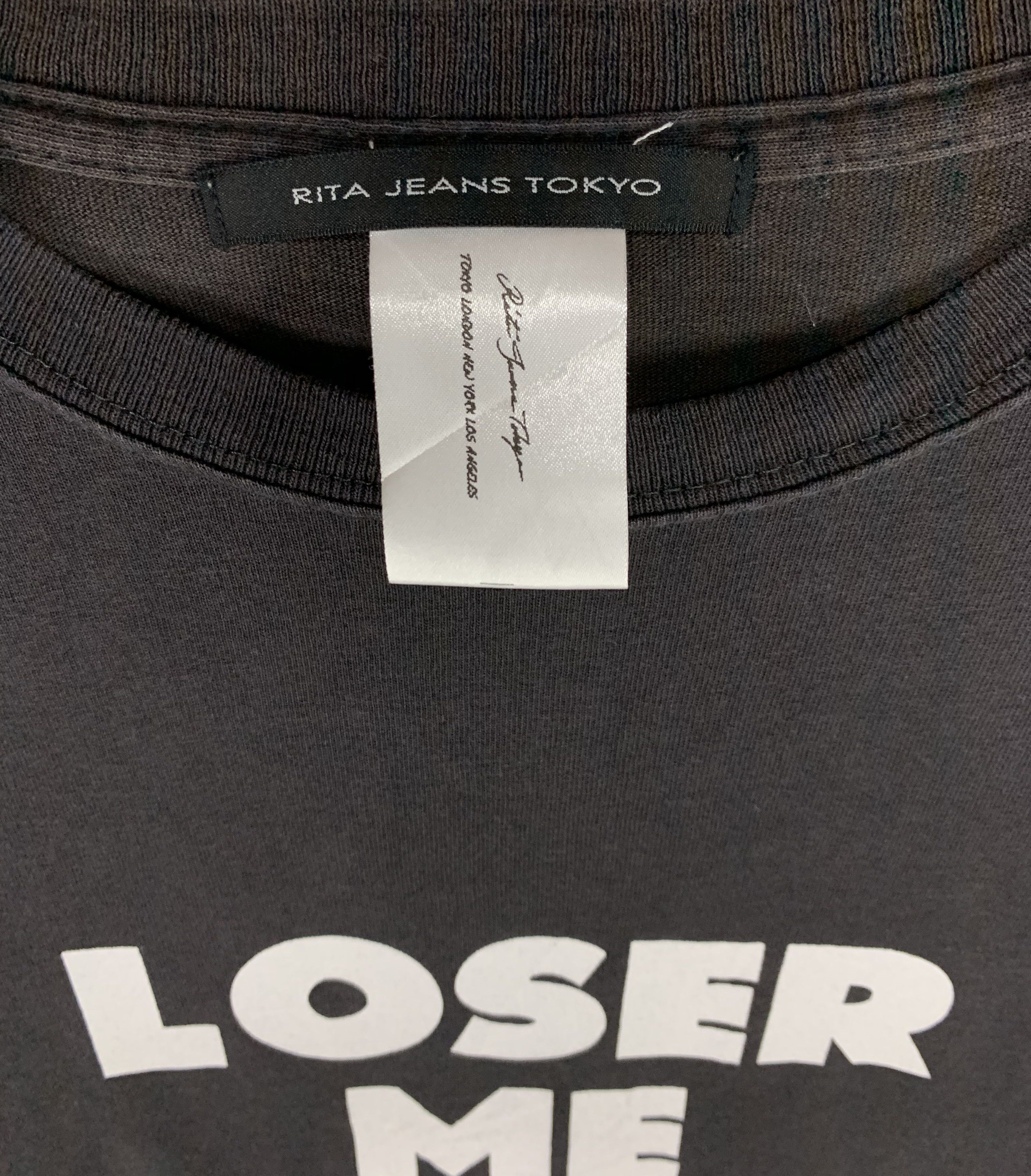 Japanese Brand Rita jeans tokyo loser me neither wording shirt Size US S / EU 44-46 / 1 - 4 Thumbnail