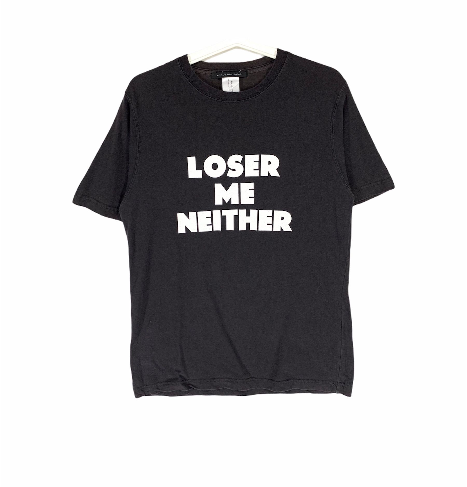 Japanese Brand Rita jeans tokyo loser me neither wording shirt Size US S / EU 44-46 / 1 - 1 Thumbnail