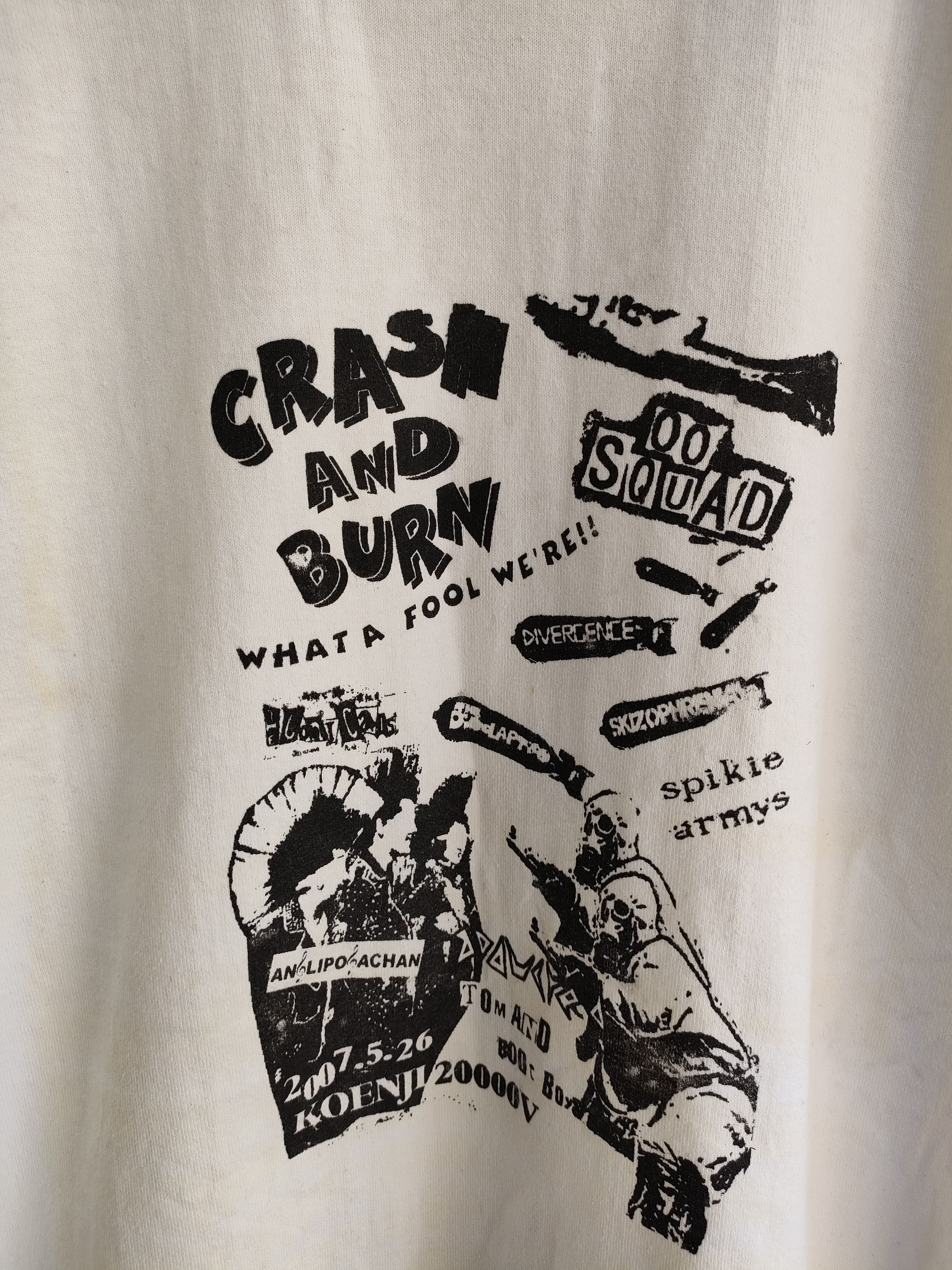 Band Tees Japanese Punk Band Underground Gig Size US M / EU 48-50 / 2 - 4 Thumbnail