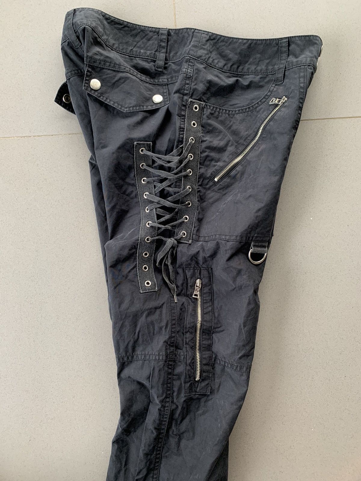 If Six Was Nine CHROMOSOME IN Pants Techwear Zipper Punk Size US 29 - 7 Thumbnail