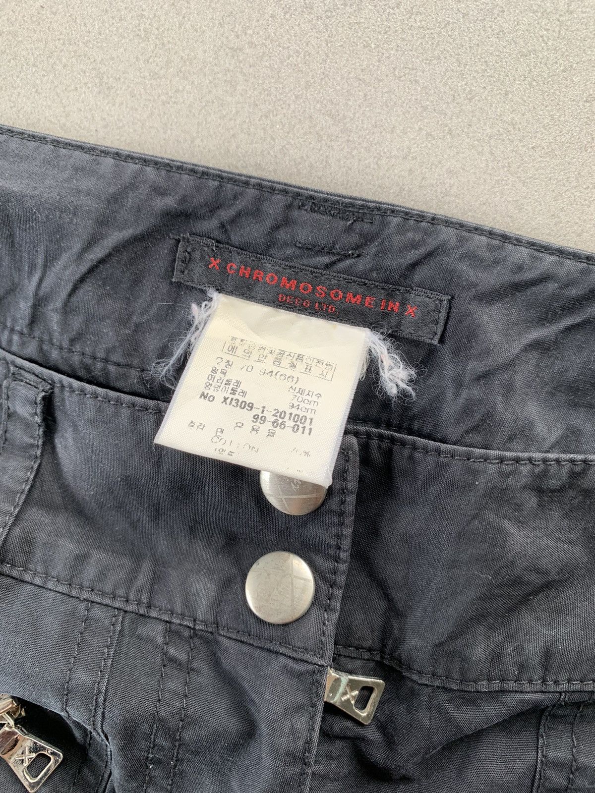If Six Was Nine CHROMOSOME IN Pants Techwear Zipper Punk Size US 29 - 9 Thumbnail