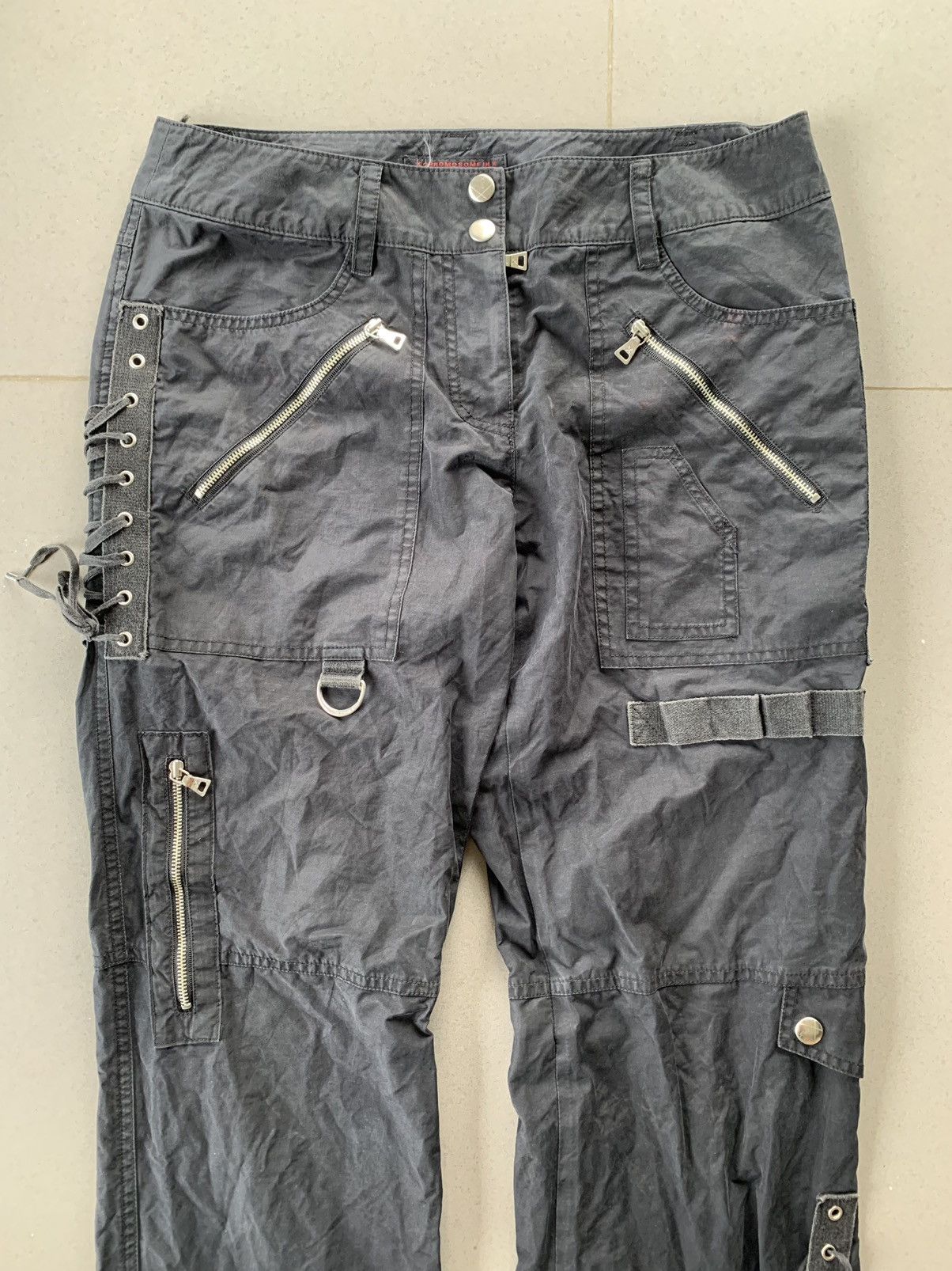 If Six Was Nine CHROMOSOME IN Pants Techwear Zipper Punk Size US 29 - 5 Thumbnail