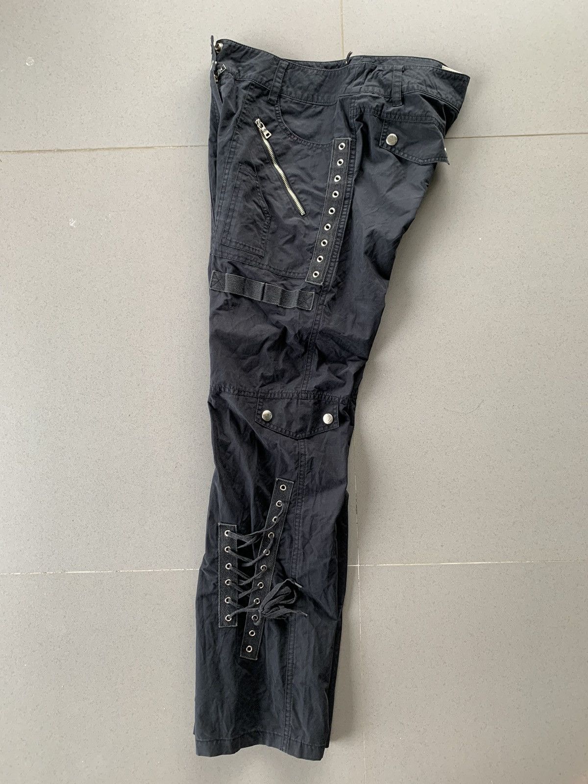 If Six Was Nine CHROMOSOME IN Pants Techwear Zipper Punk Size US 29 - 4 Thumbnail