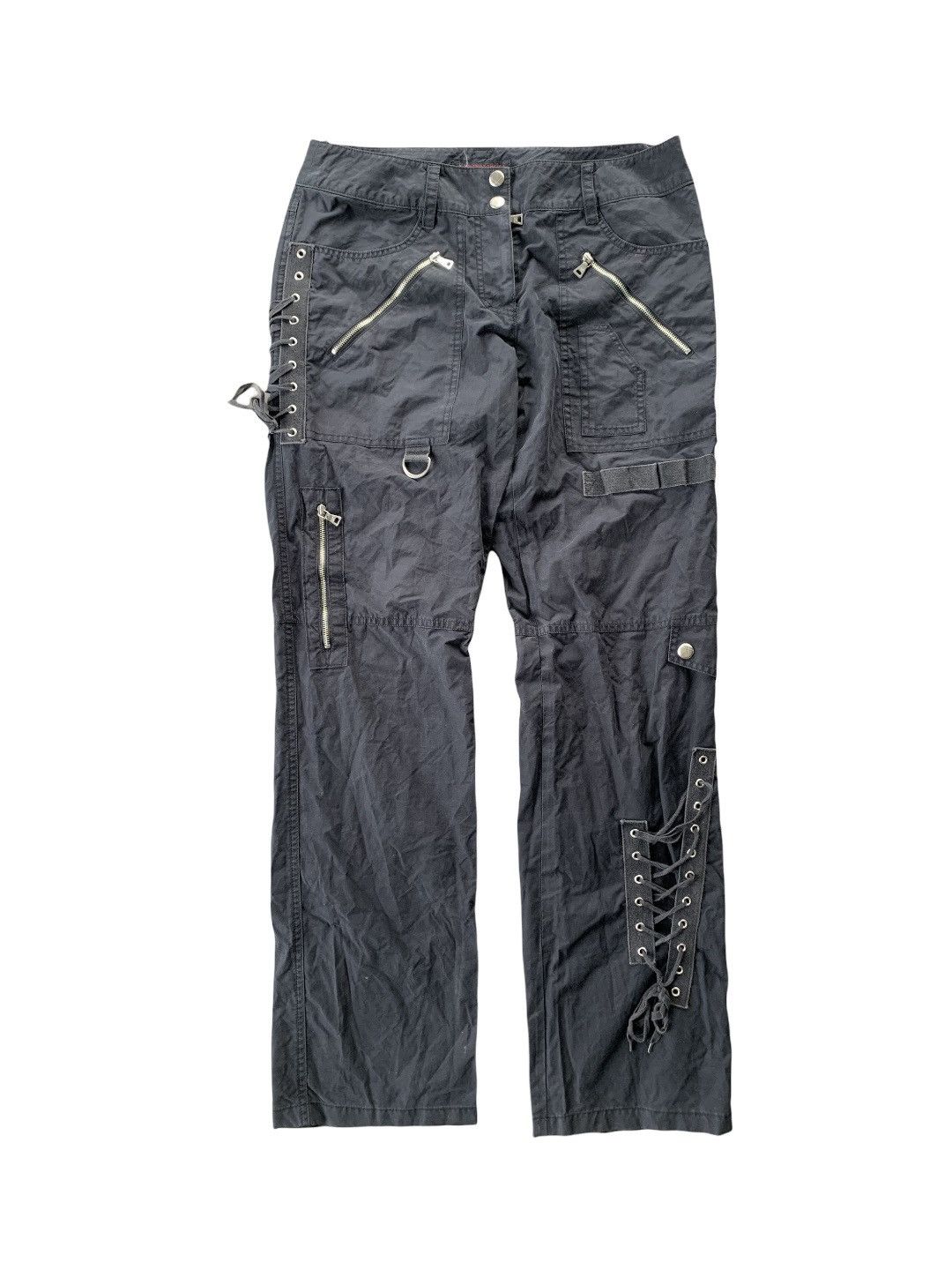 If Six Was Nine CHROMOSOME IN Pants Techwear Zipper Punk Size US 29 - 1 Thumbnail