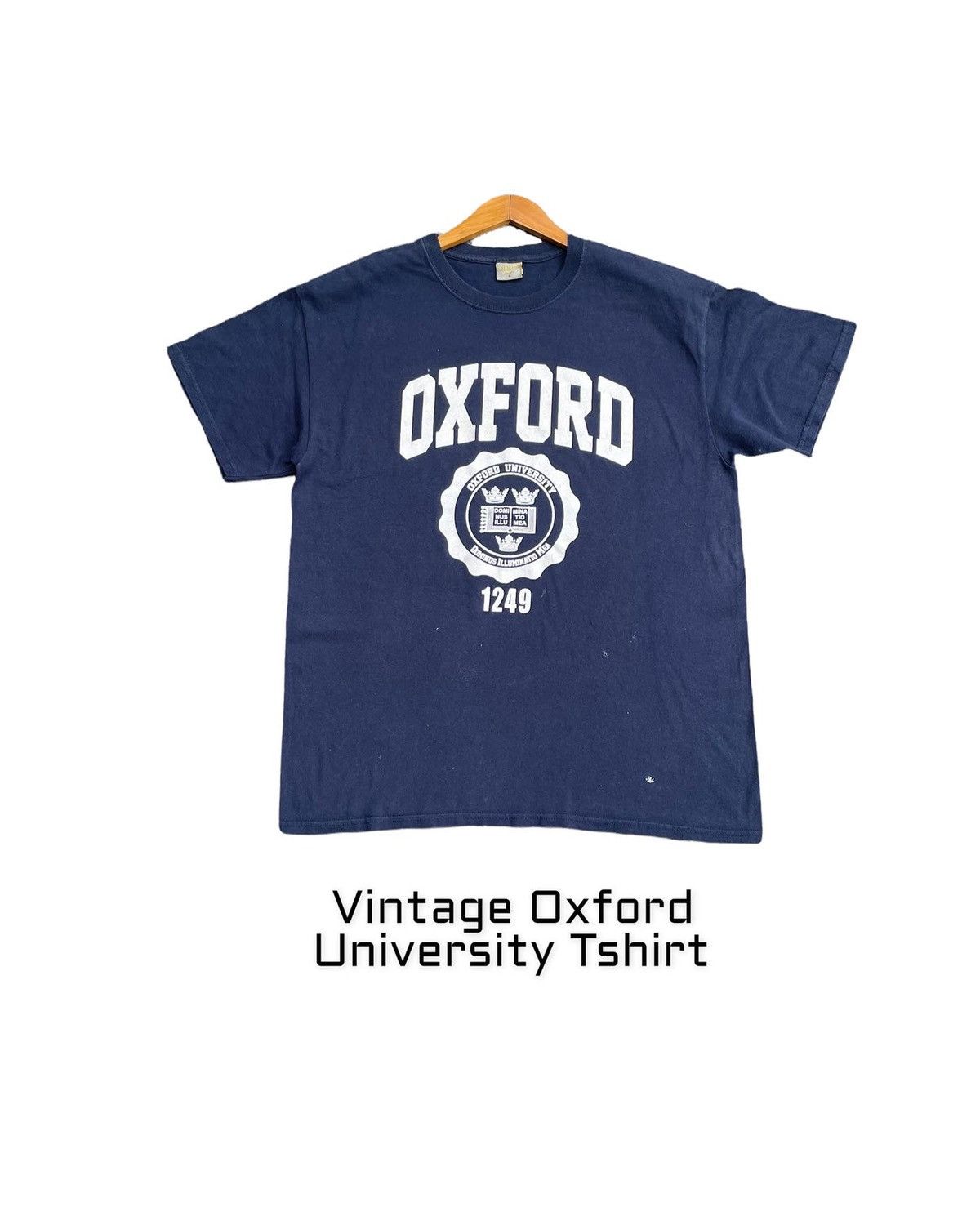 Vintage 🔥STEALS🔥Vintage Oxford University Tshirt Size US L / EU 52-54 / 3 - 1 Thumbnail