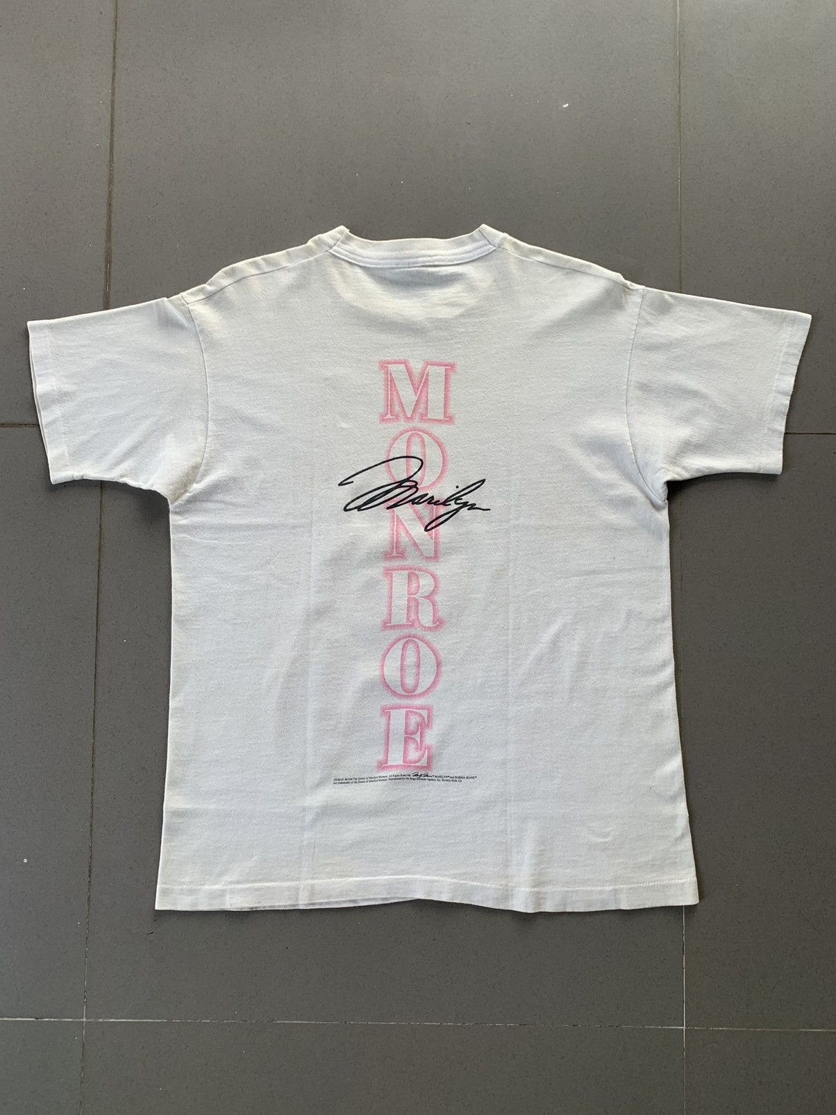 Band Tees Vintage 90s Marilyn Monroe T-Shirt Size US L / EU 52-54 / 3 - 2 Thumbnail