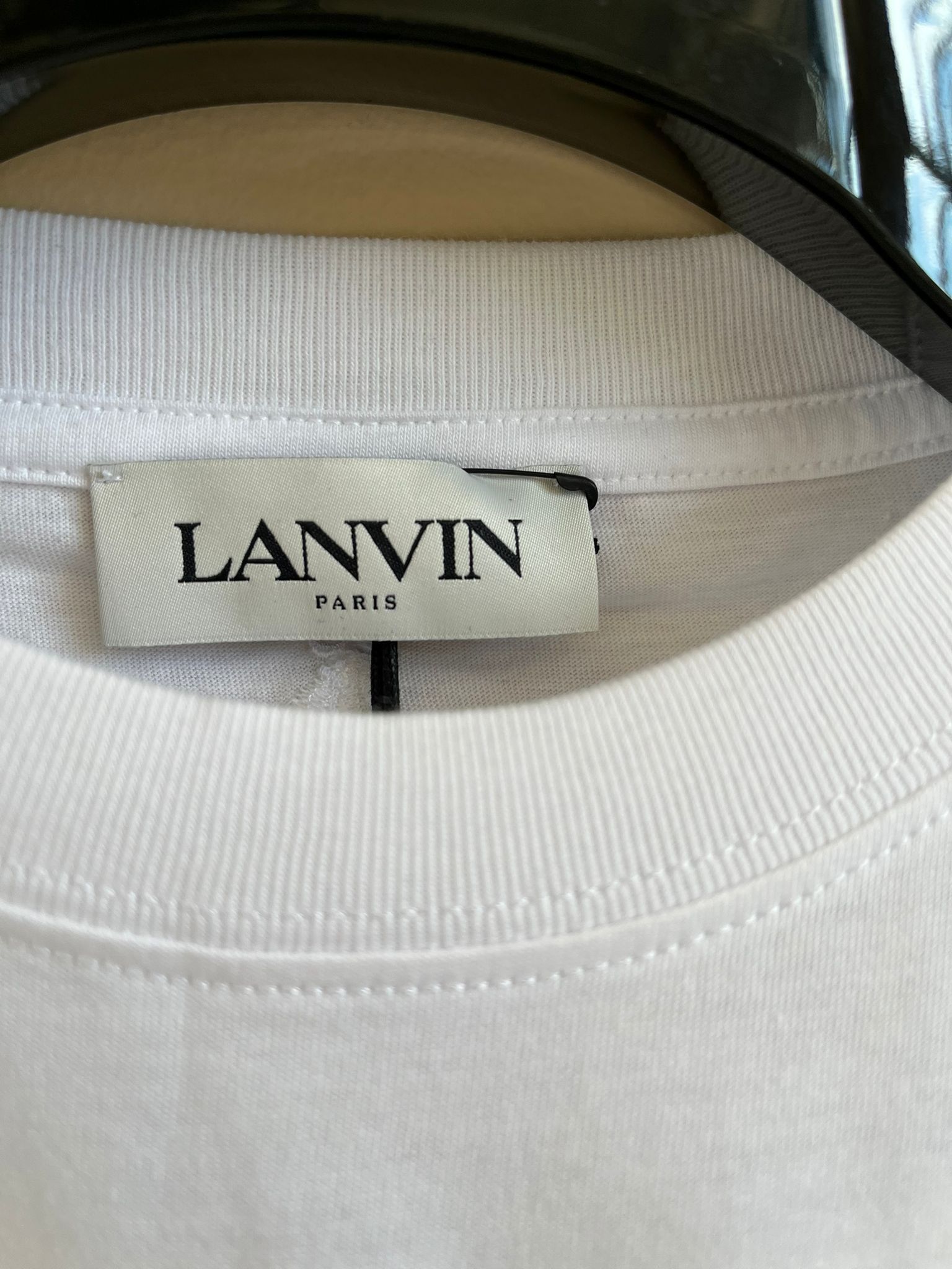 Lanvin Classic Logo Tee in White Size US M / EU 48-50 / 2 - 9 Thumbnail
