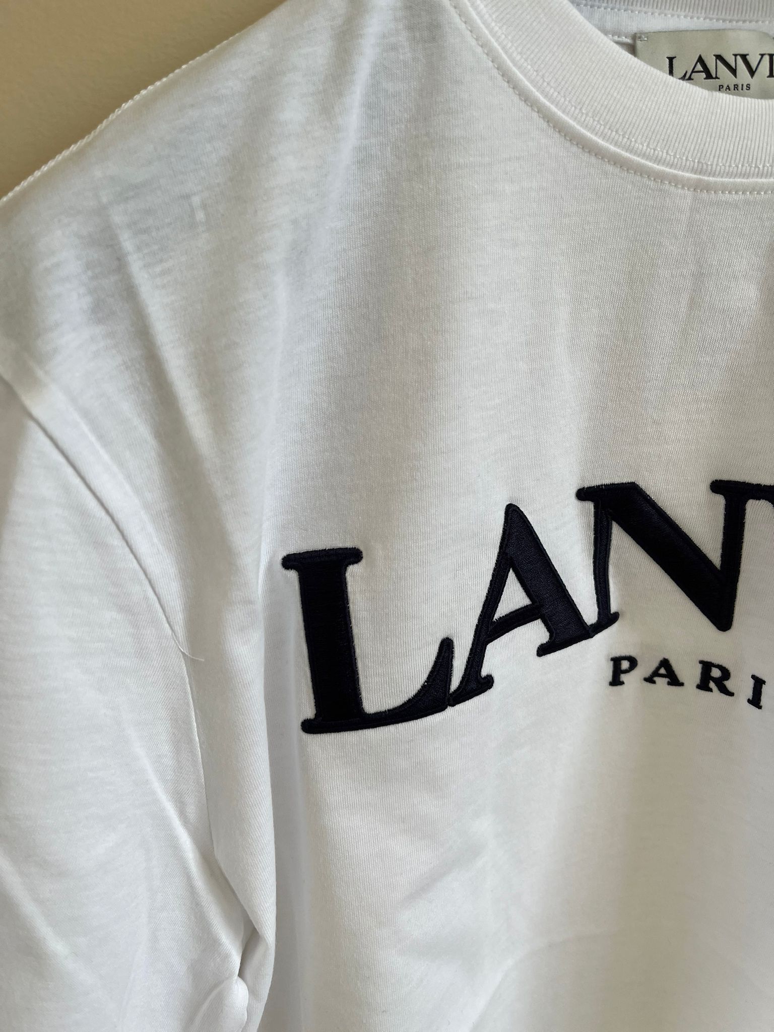 Lanvin Classic Logo Tee in White Size US M / EU 48-50 / 2 - 4 Thumbnail