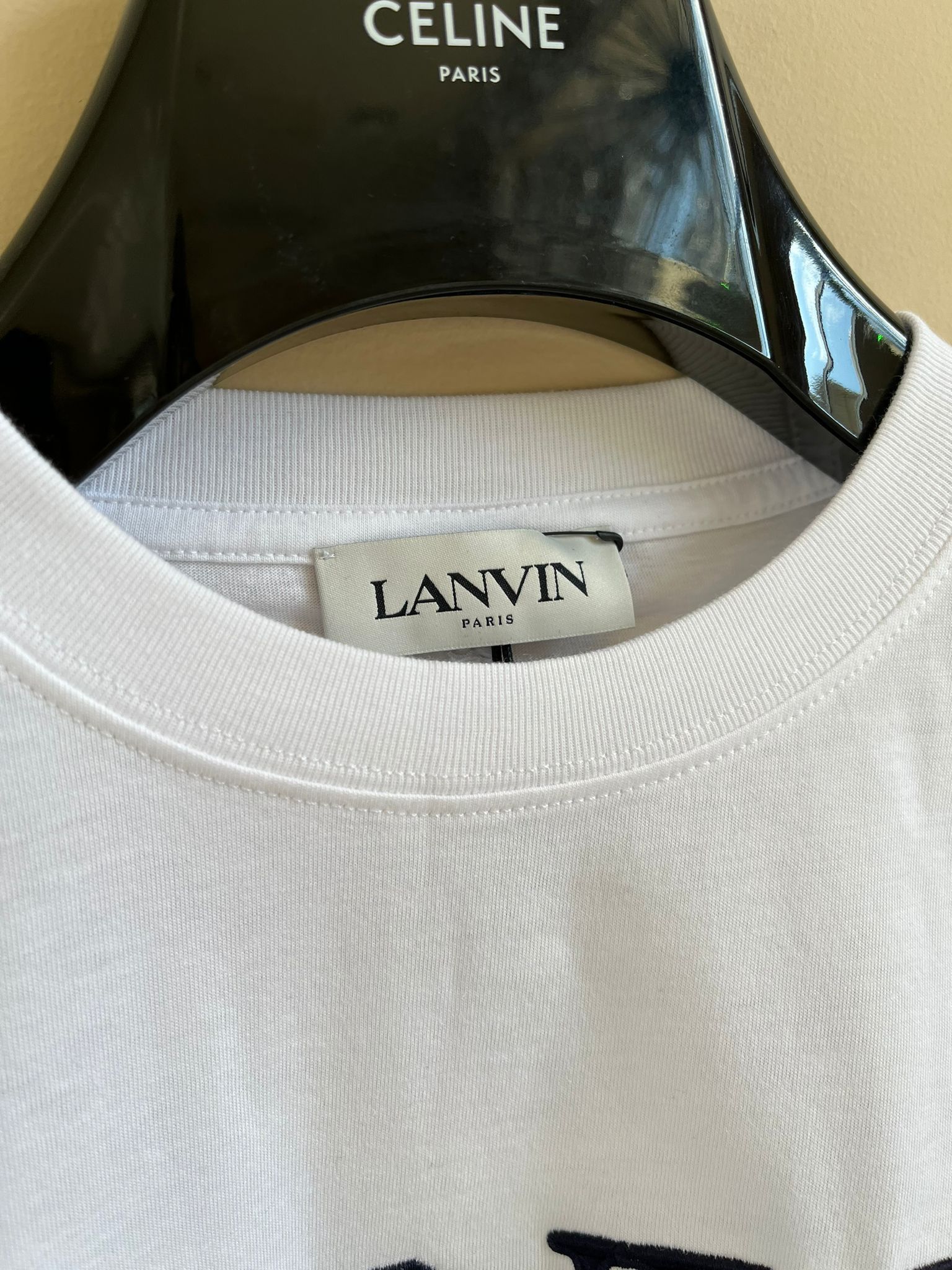 Lanvin Classic Logo Tee in White Size US M / EU 48-50 / 2 - 5 Thumbnail