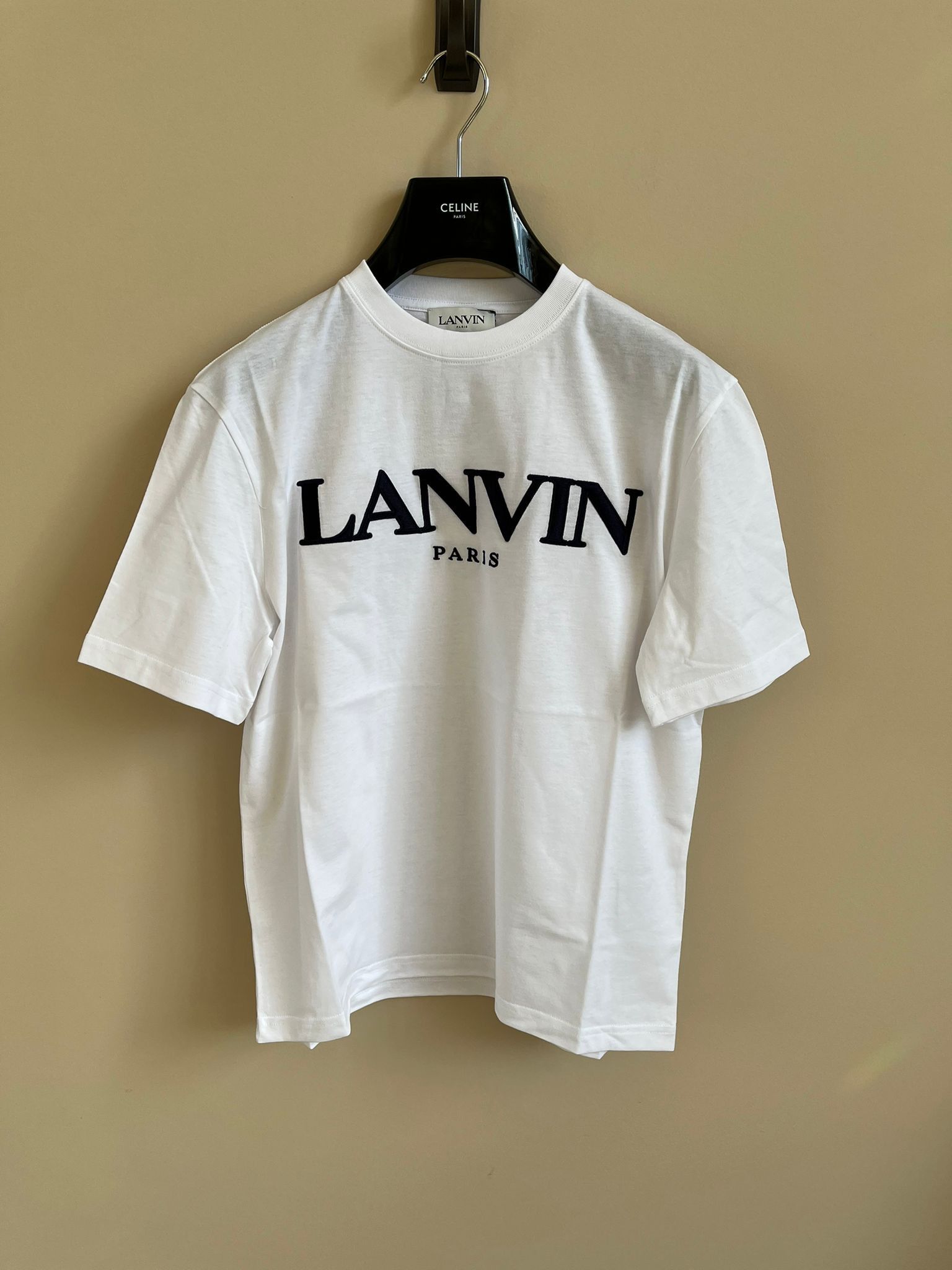 Lanvin Classic Logo Tee in White Size US M / EU 48-50 / 2 - 7 Thumbnail