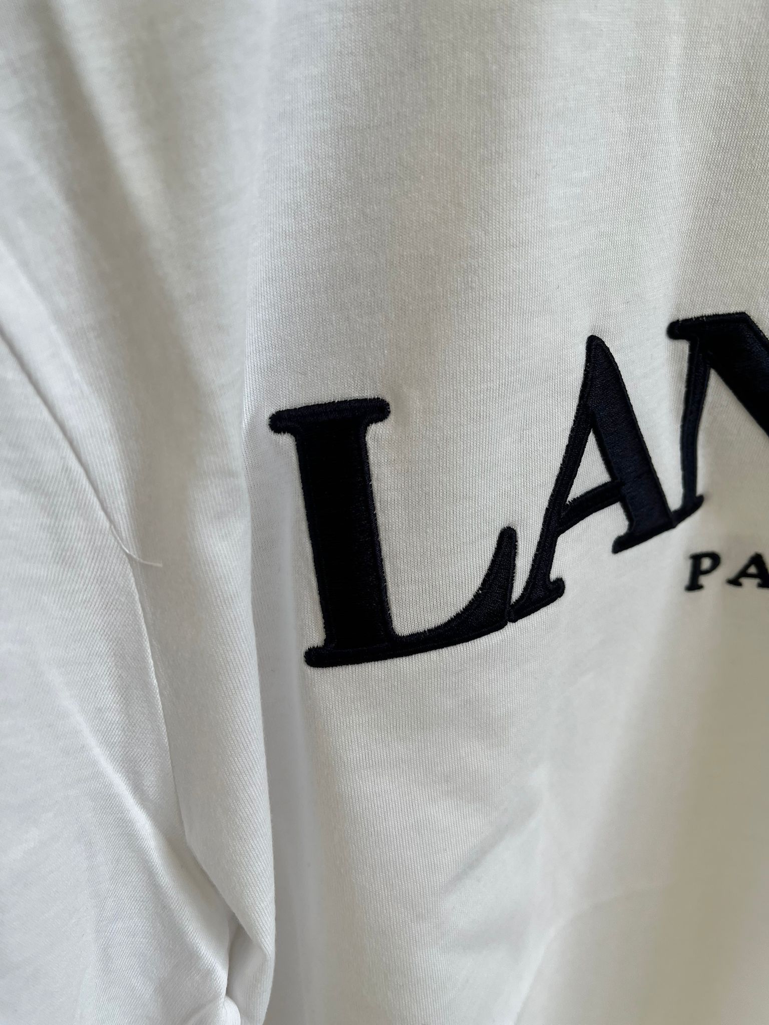 Lanvin Classic Logo Tee in White Size US M / EU 48-50 / 2 - 3 Thumbnail