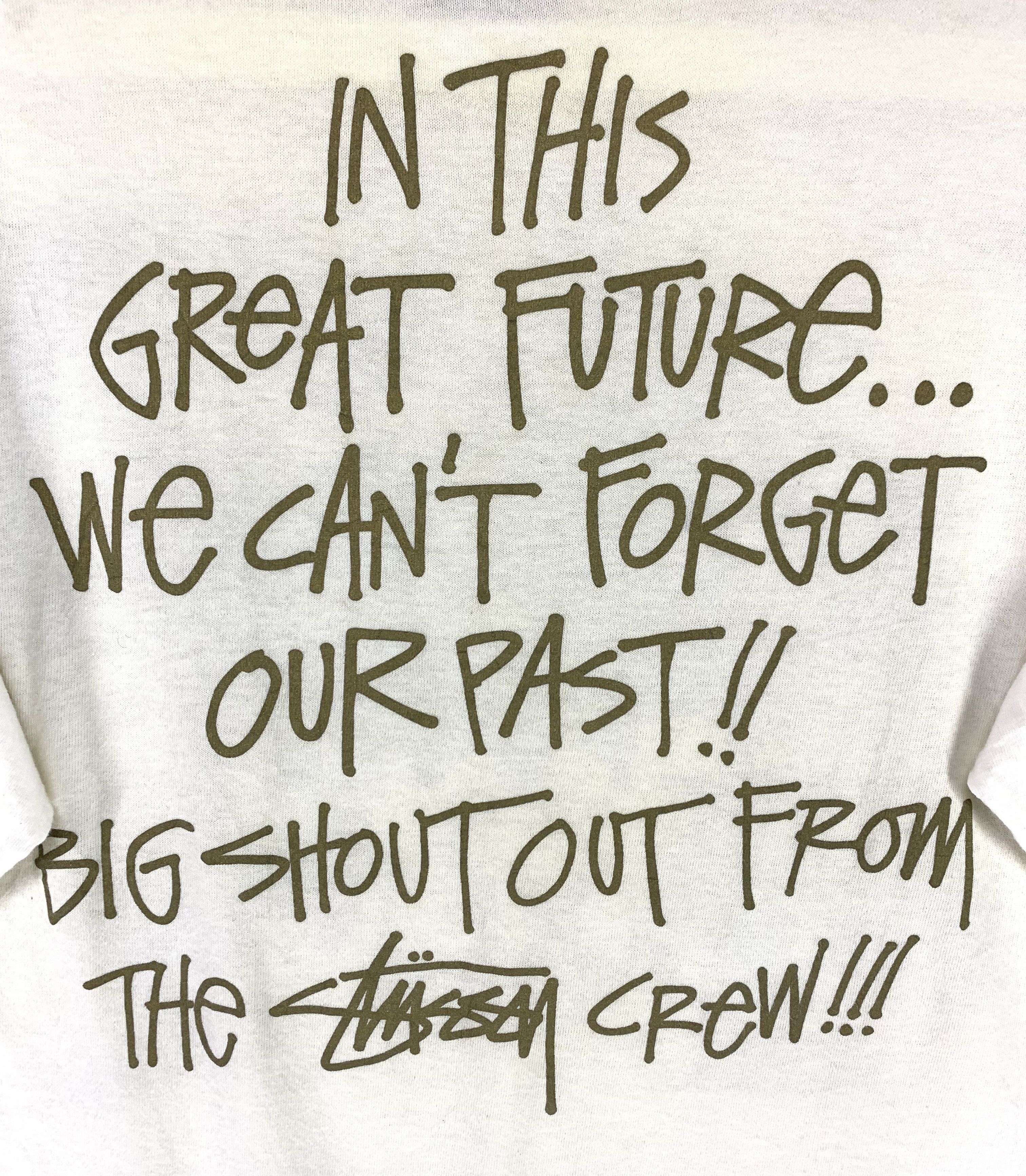 Stussy × Vintage Stussy livin photo print no woman no cry shirt Size US M / EU 48-50 / 2 - 7 Thumbnail