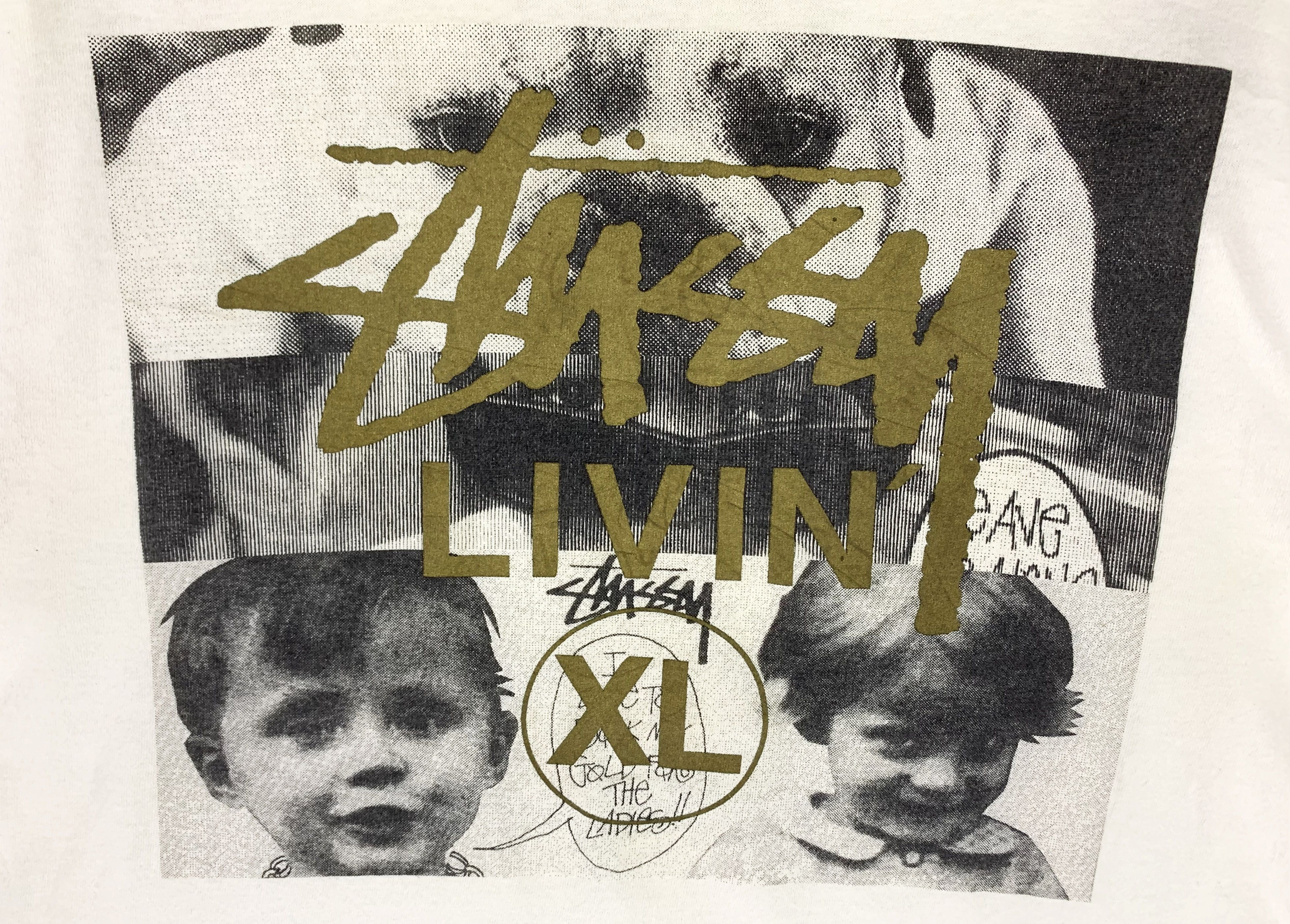 Stussy × Vintage Stussy livin photo print no woman no cry shirt Size US M / EU 48-50 / 2 - 3 Thumbnail