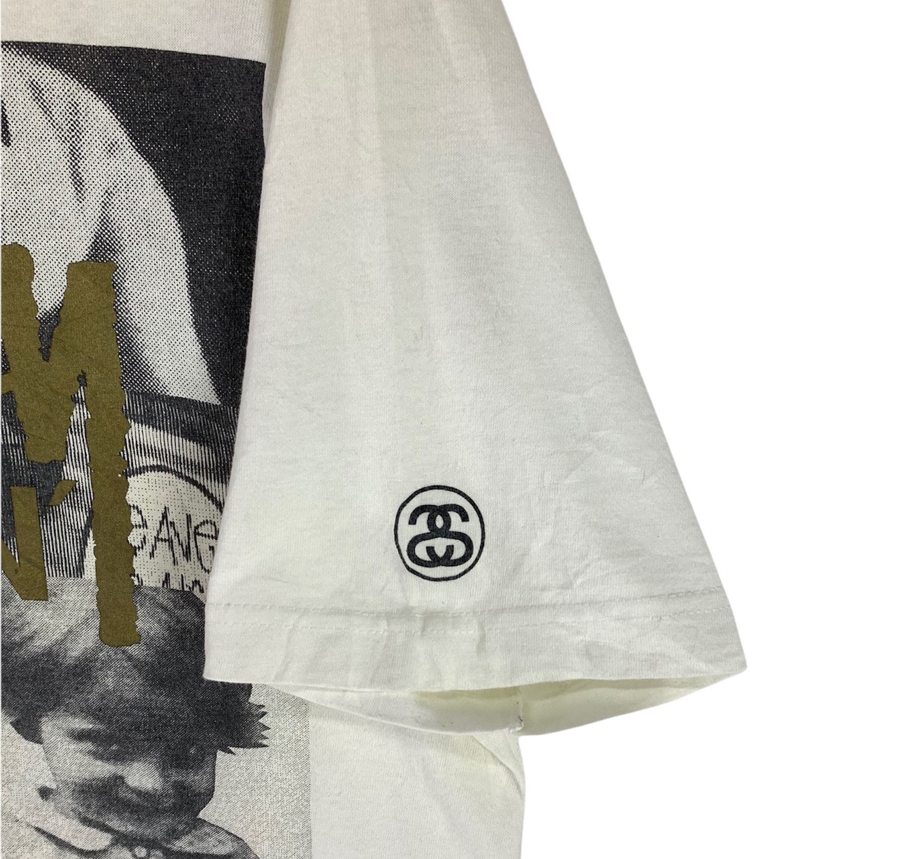 Stussy × Vintage Stussy livin photo print no woman no cry shirt Size US M / EU 48-50 / 2 - 5 Thumbnail