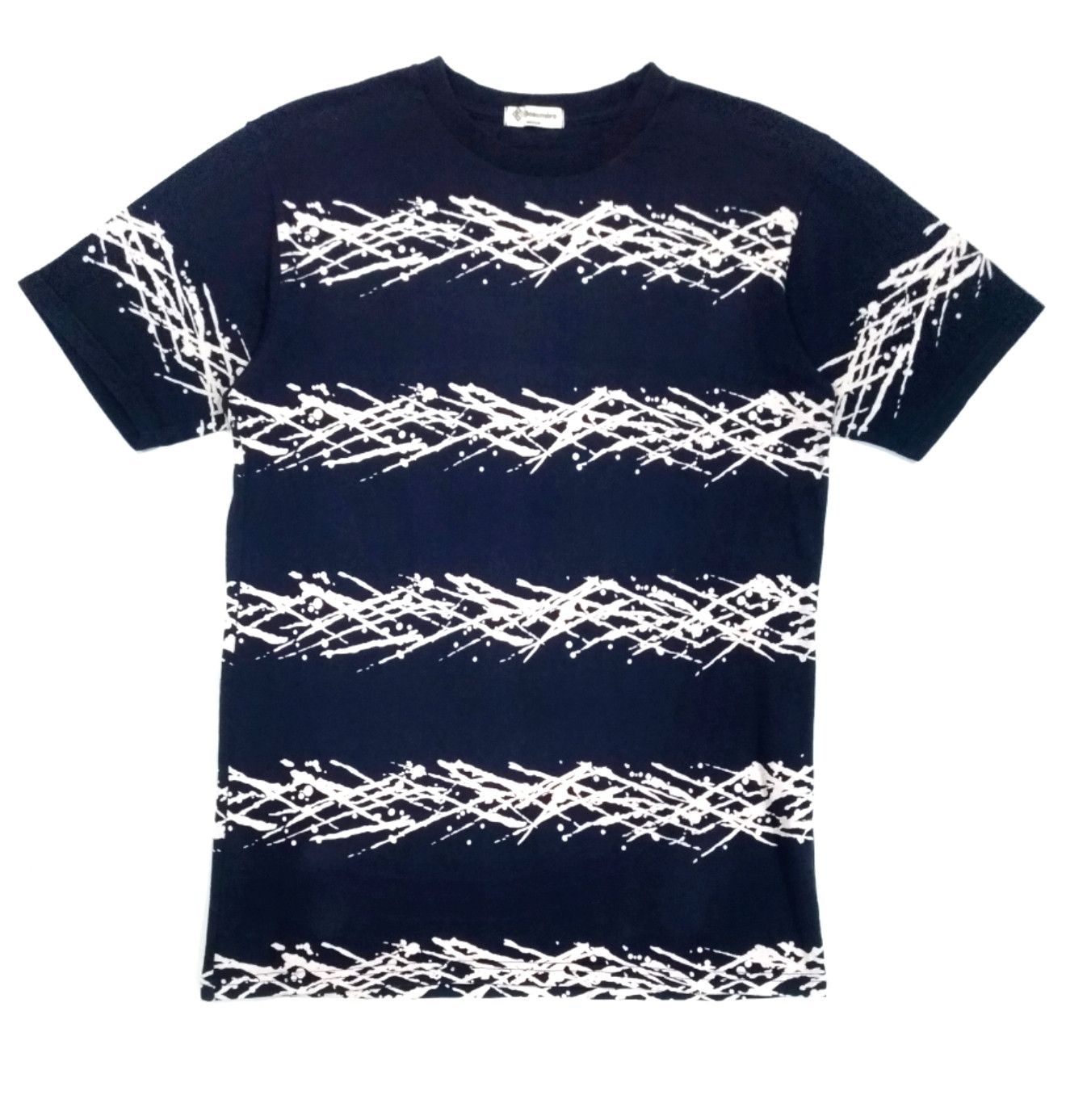 Japanese Brand RARE! BEAUMERE PAINT SPLATTER STRIPES PATTERN T-SHIRT Size US M / EU 48-50 / 2 - 1 Thumbnail