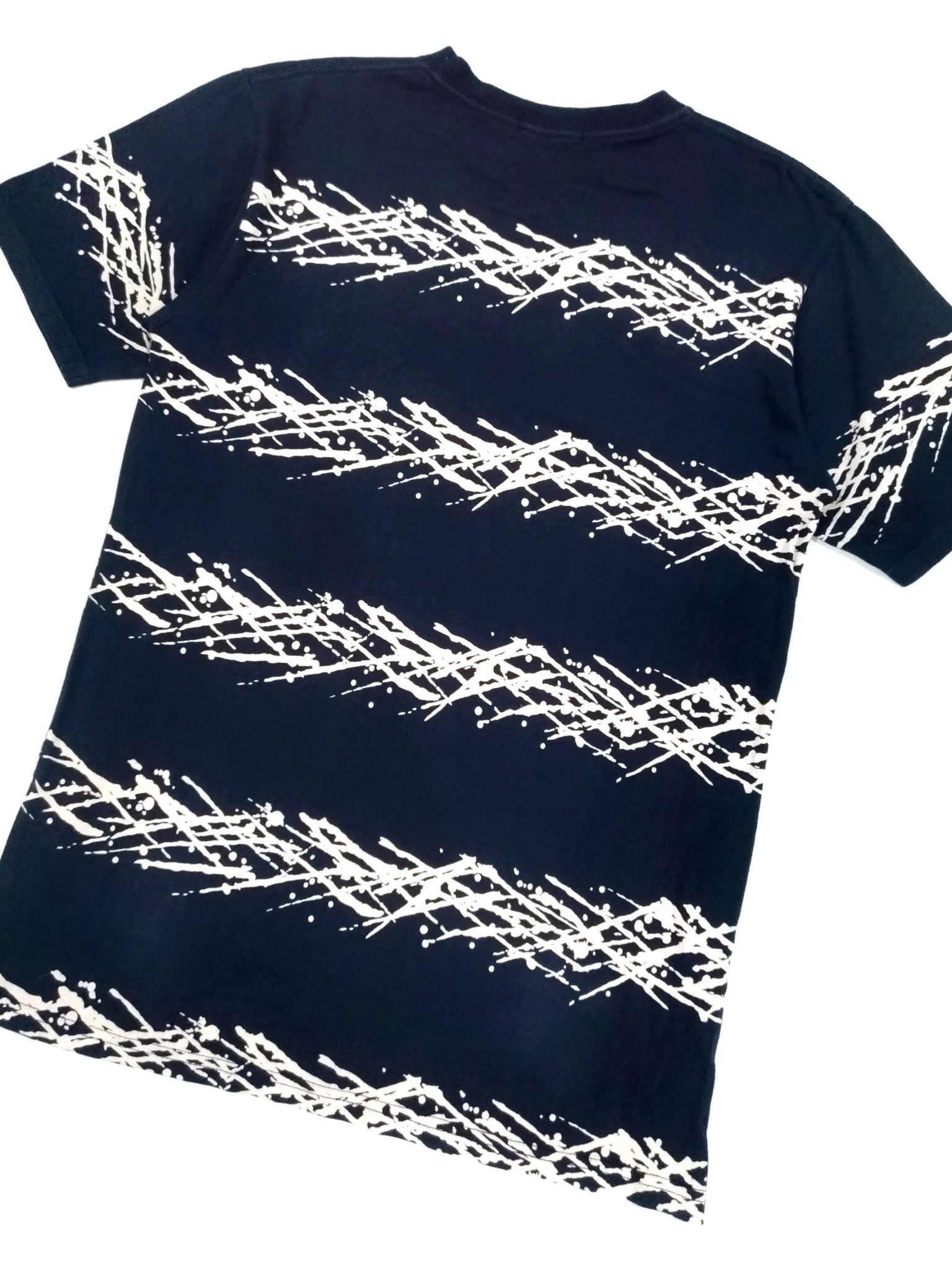 Japanese Brand RARE! BEAUMERE PAINT SPLATTER STRIPES PATTERN T-SHIRT Size US M / EU 48-50 / 2 - 7 Thumbnail