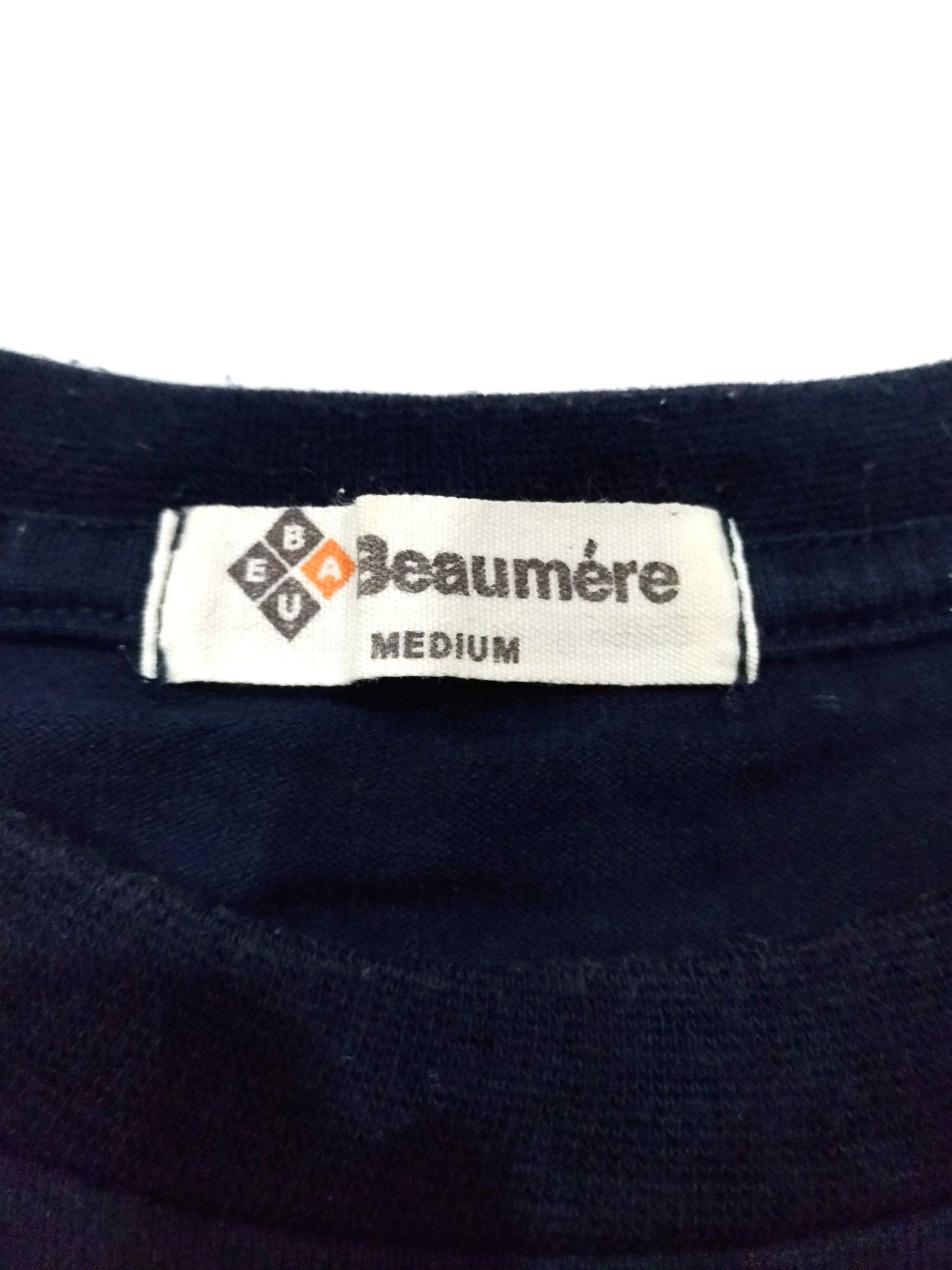Japanese Brand RARE! BEAUMERE PAINT SPLATTER STRIPES PATTERN T-SHIRT Size US M / EU 48-50 / 2 - 3 Thumbnail