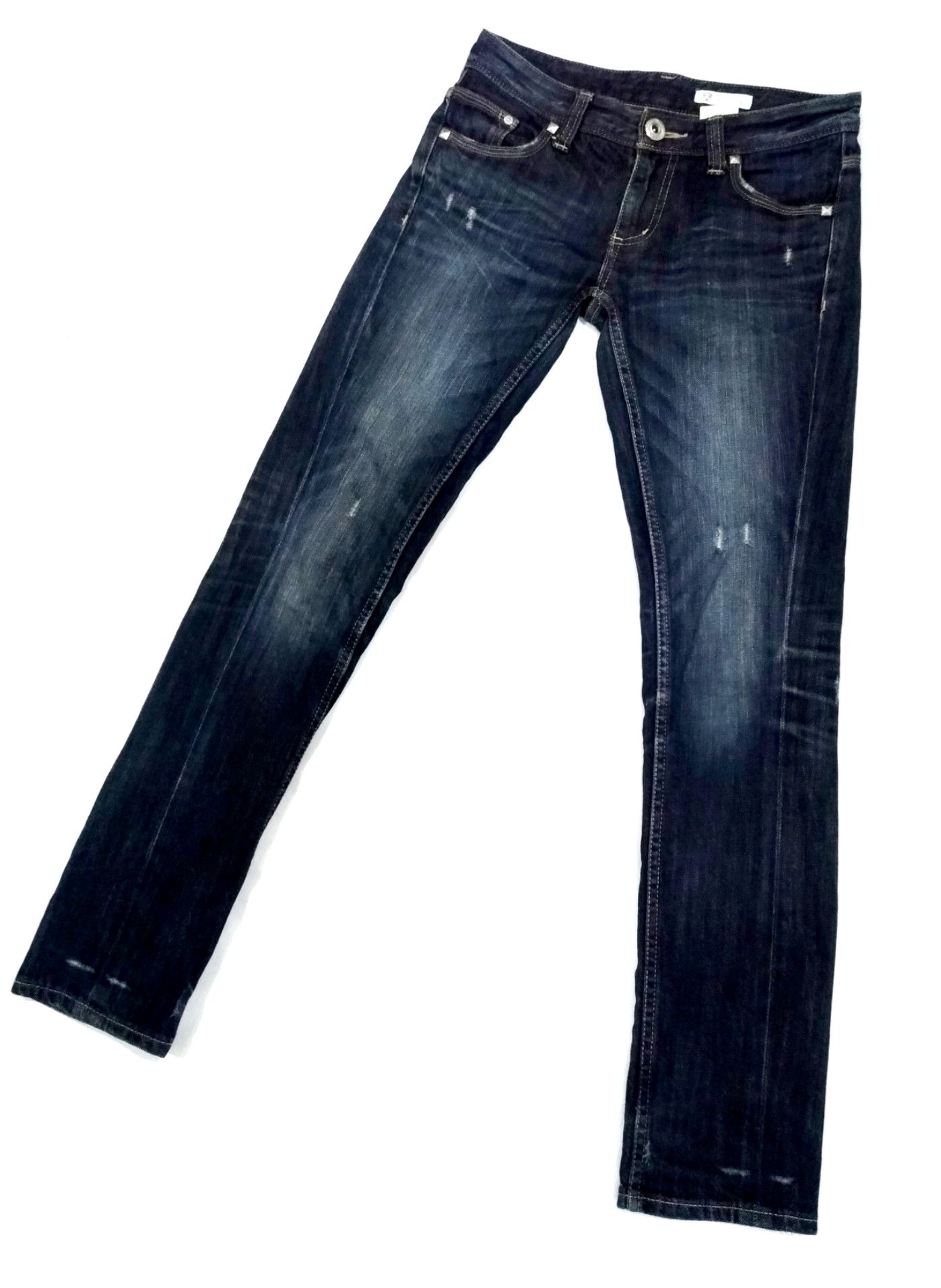 Designer × Japanese Brand × Takeo Kikuchi RARE! TKMIXPICE TAKEO KIKUCHI DISTRESSED SKINNY DENIM Size US 30 / EU 46 - 3 Thumbnail