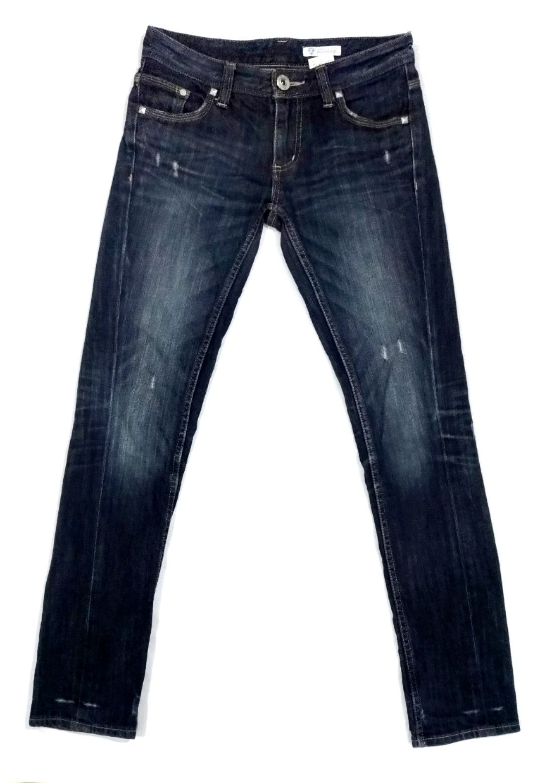 Designer × Japanese Brand × Takeo Kikuchi RARE! TKMIXPICE TAKEO KIKUCHI DISTRESSED SKINNY DENIM Size US 30 / EU 46 - 1 Thumbnail