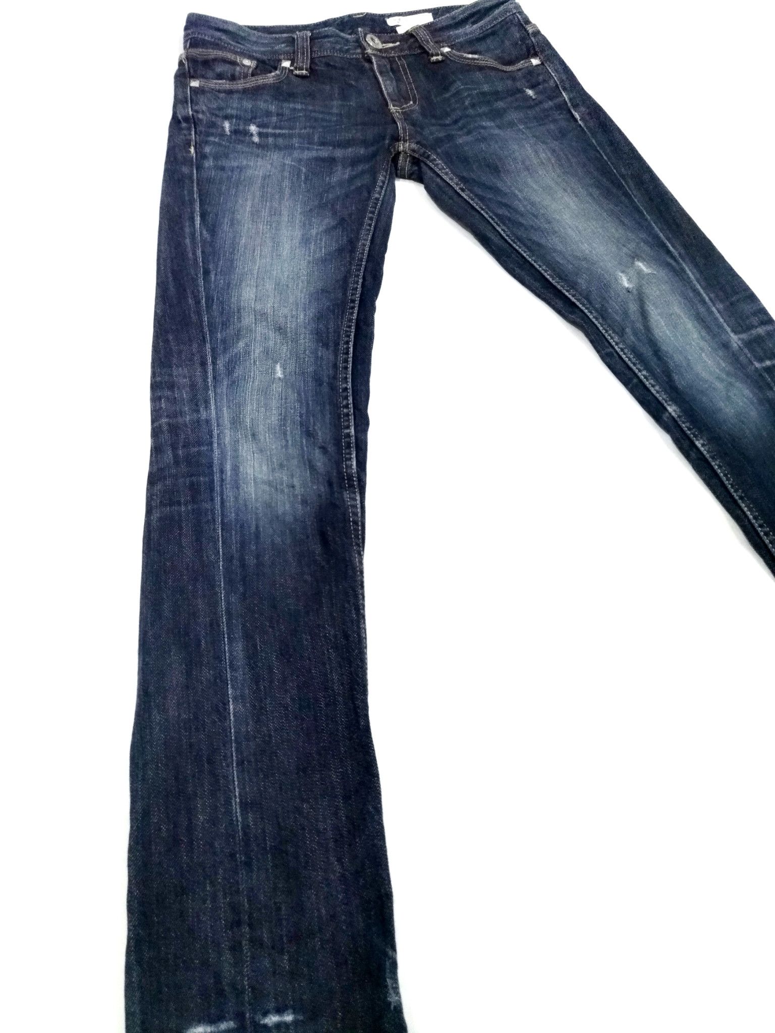 Designer × Japanese Brand × Takeo Kikuchi RARE! TKMIXPICE TAKEO KIKUCHI DISTRESSED SKINNY DENIM Size US 30 / EU 46 - 4 Thumbnail