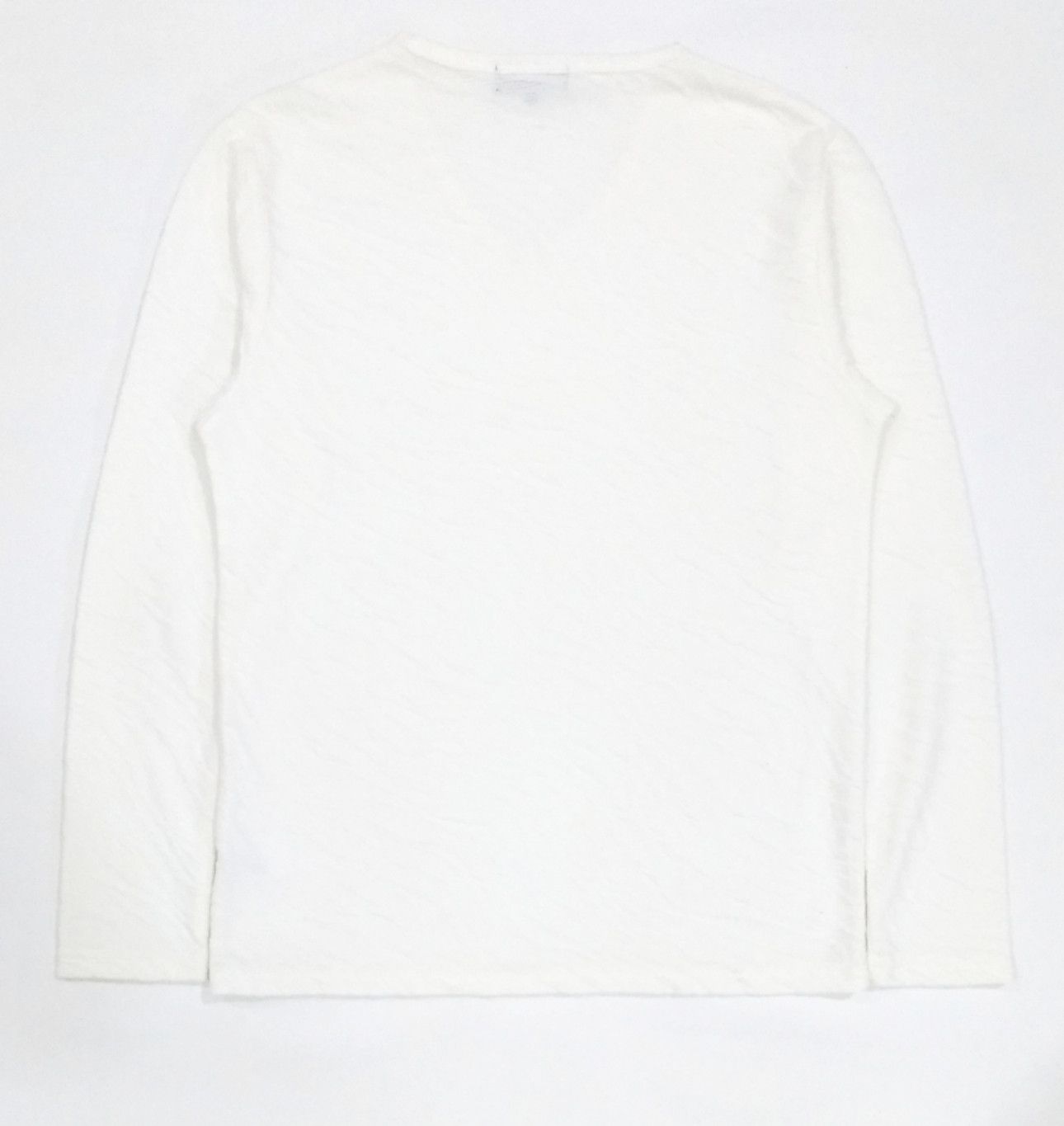 Designer × Michel Klein RARE! MICHEL KLEIN WHITE ABSTRACT PATTERN ART L/SLEEVE TEE Size US M / EU 48-50 / 2 - 2 Thumbnail