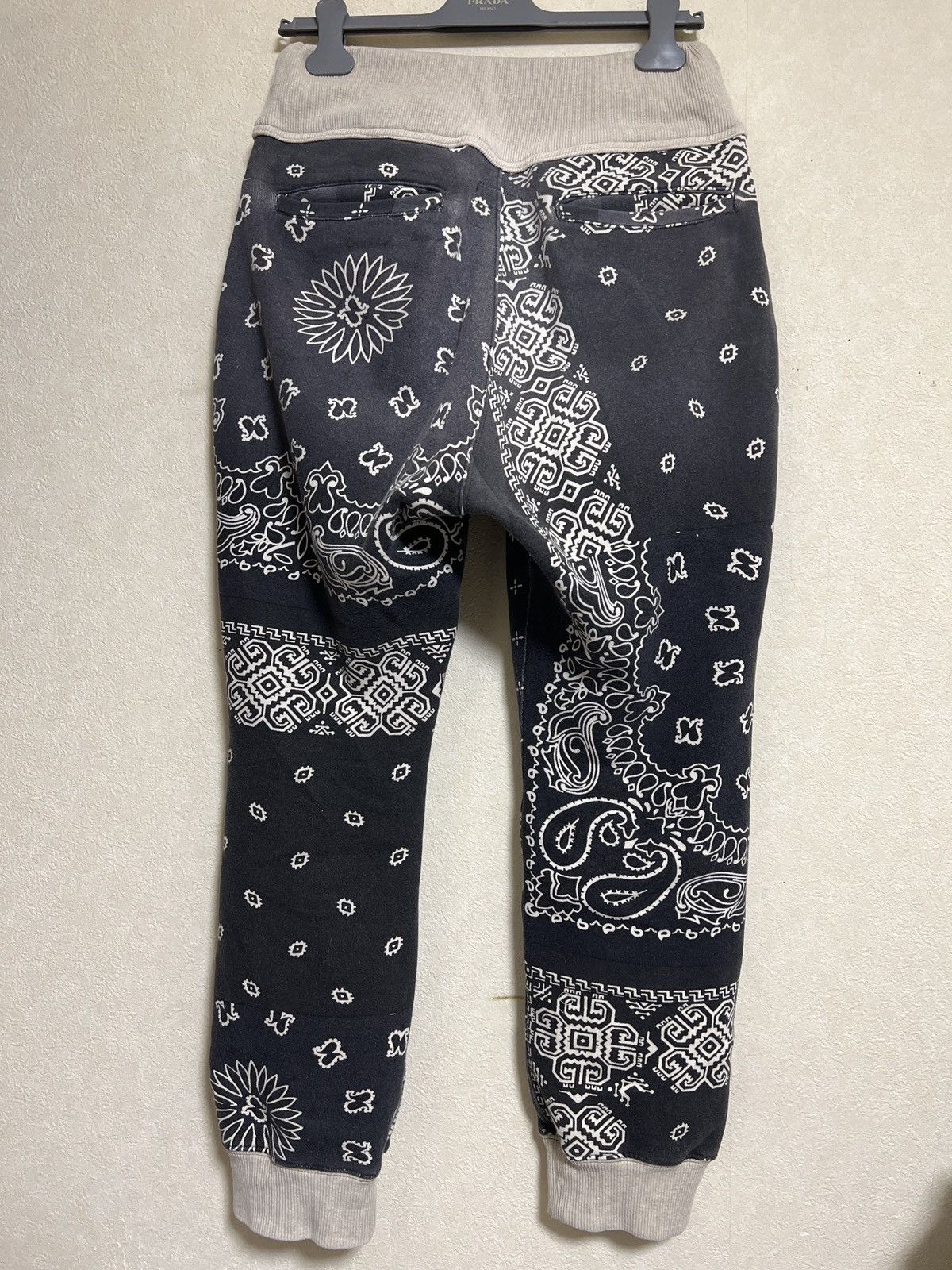 Kapital KAPITAL bandana Paisley sweat rib pants vintage black 2 Size US 32 / EU 48 - 2 Thumbnail