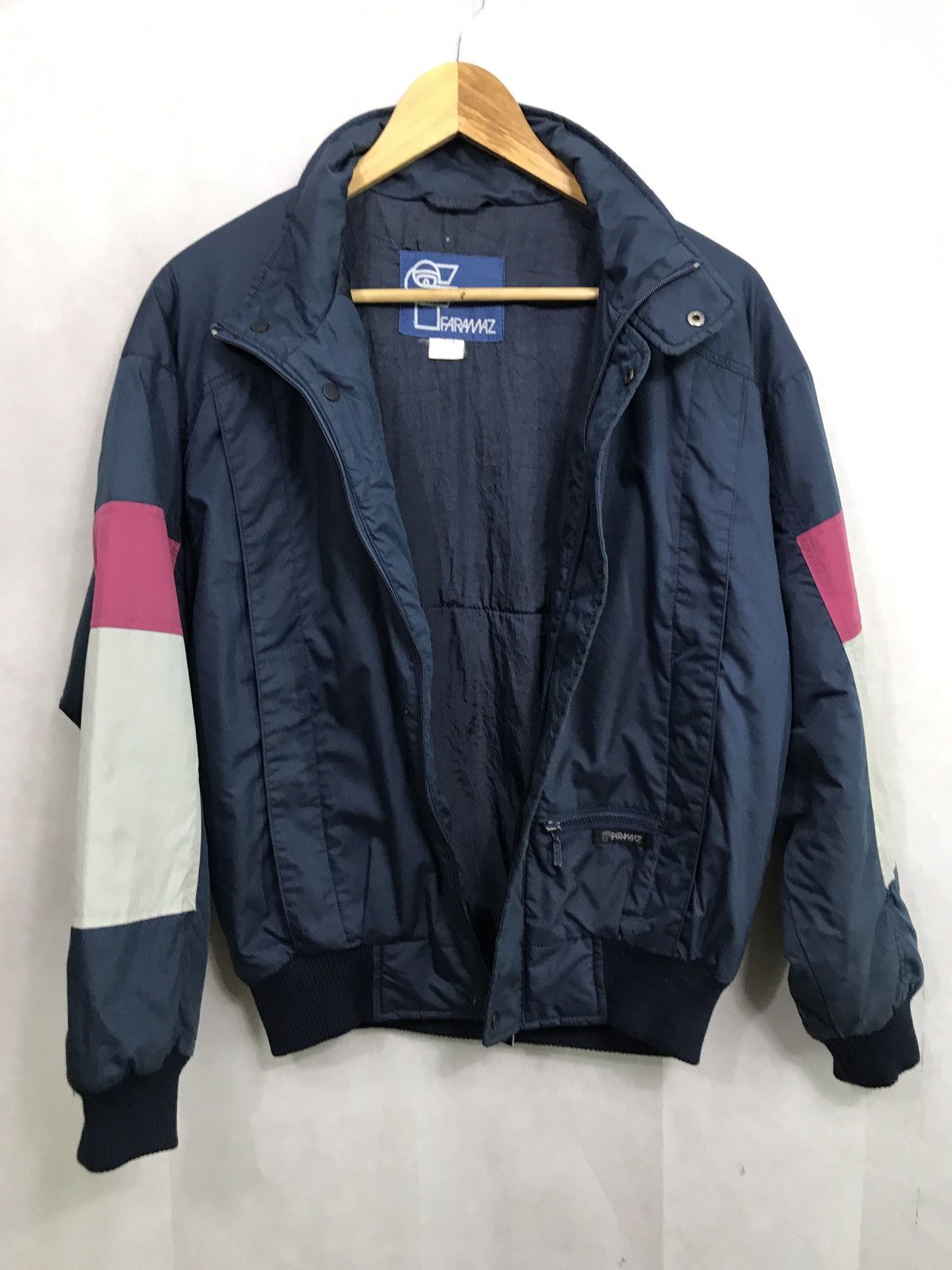 Japanese Brand FARAMAZ BOMBER NICE DESIGN JACKET MADE IN JAPAN Size US M / EU 48-50 / 2 - 7 Thumbnail