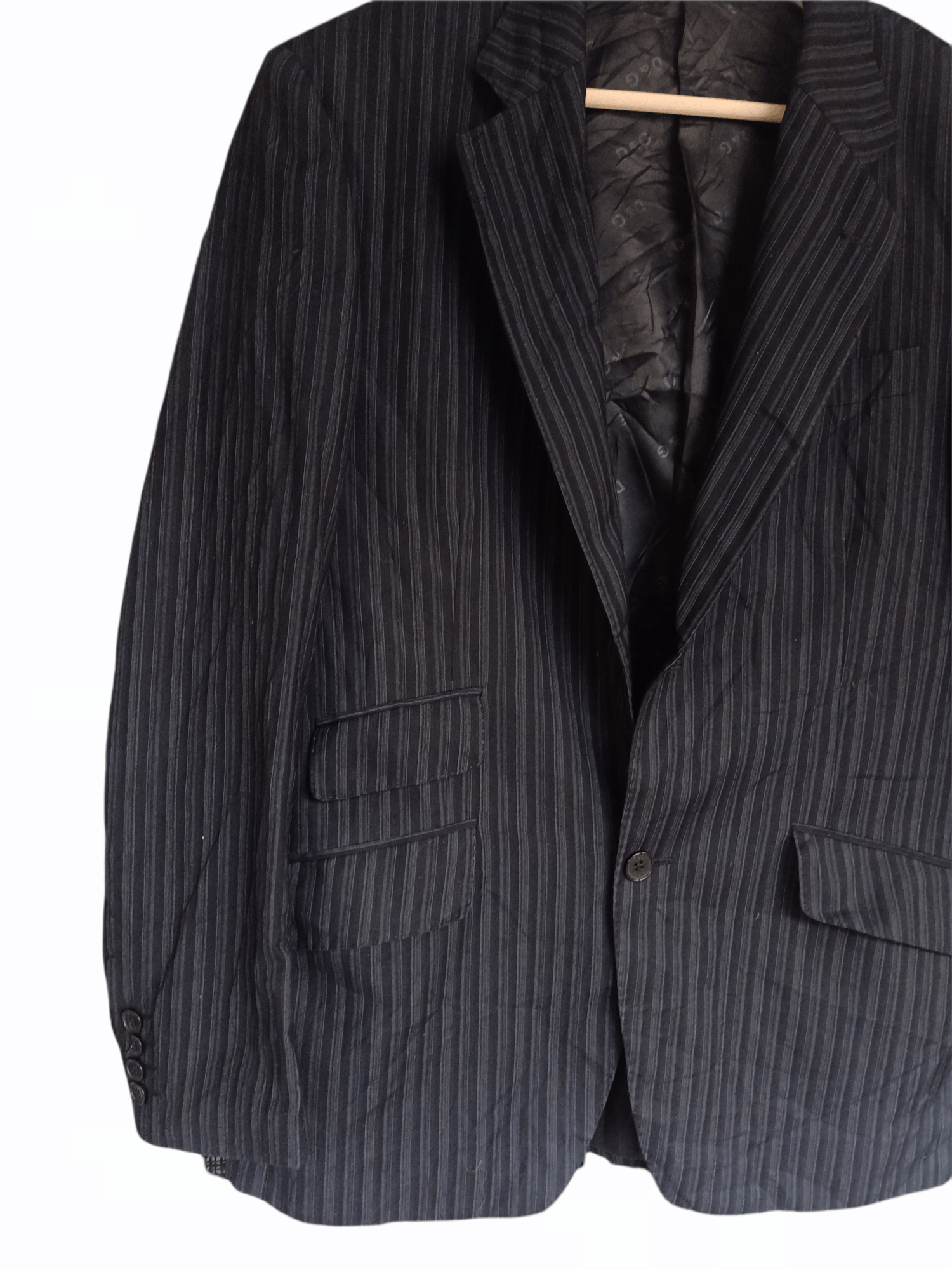 Dolce & Gabbana Dolce & Gabbana Black Wool Blazer Size US M / EU 48-50 / 2 - 5 Thumbnail