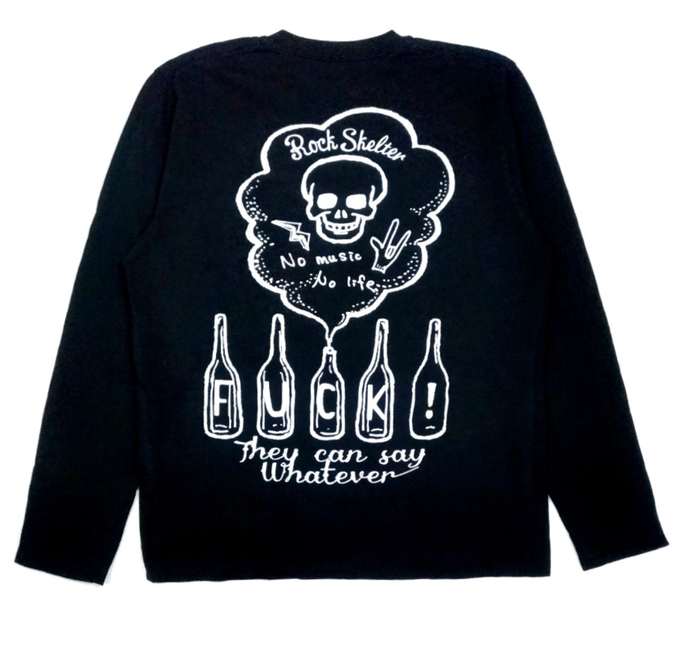 Japanese Brand RARE! STOOGE & CO ROCKABILLY "ROCK SKELTER" TEE Size US L / EU 52-54 / 3 - 1 Thumbnail