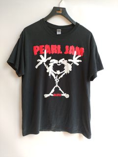 Tsurt Pearl Jam Stickman Alive 2-Sided T-Shirt Size: Small Black