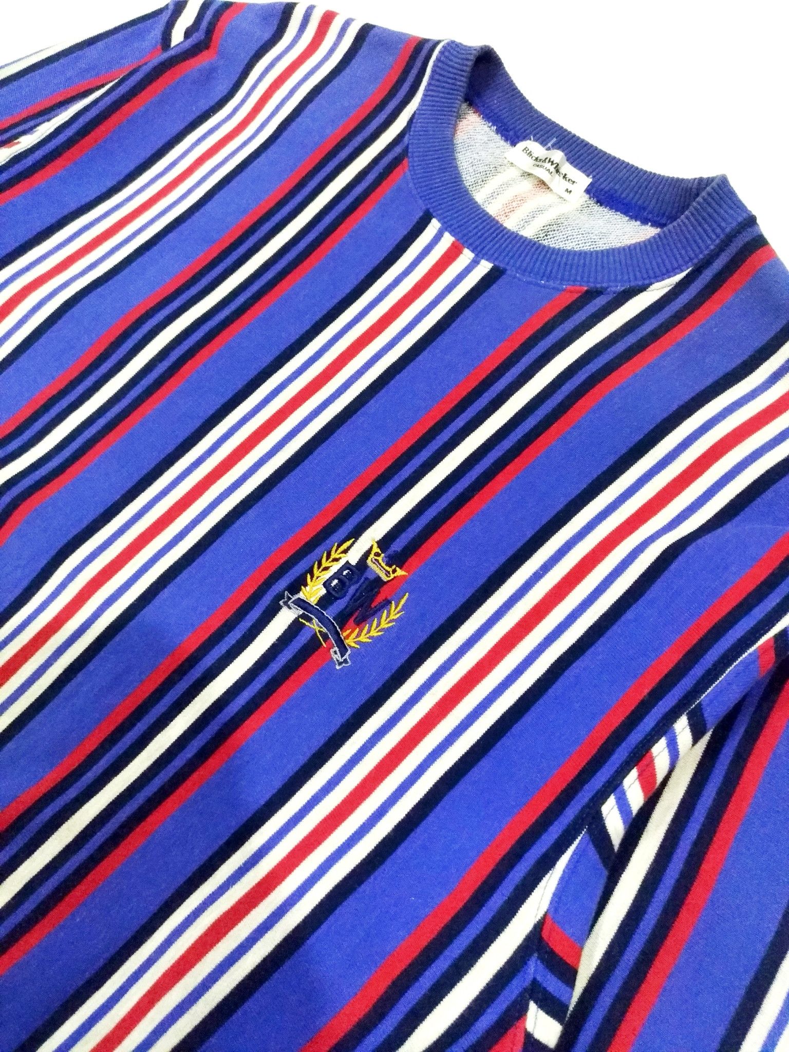 Designer × Japanese Brand × Vintage RARE! VTG BLICKS & WHISKER RETRO VIBRANT PULLOVER Size US M / EU 48-50 / 2 - 5 Thumbnail