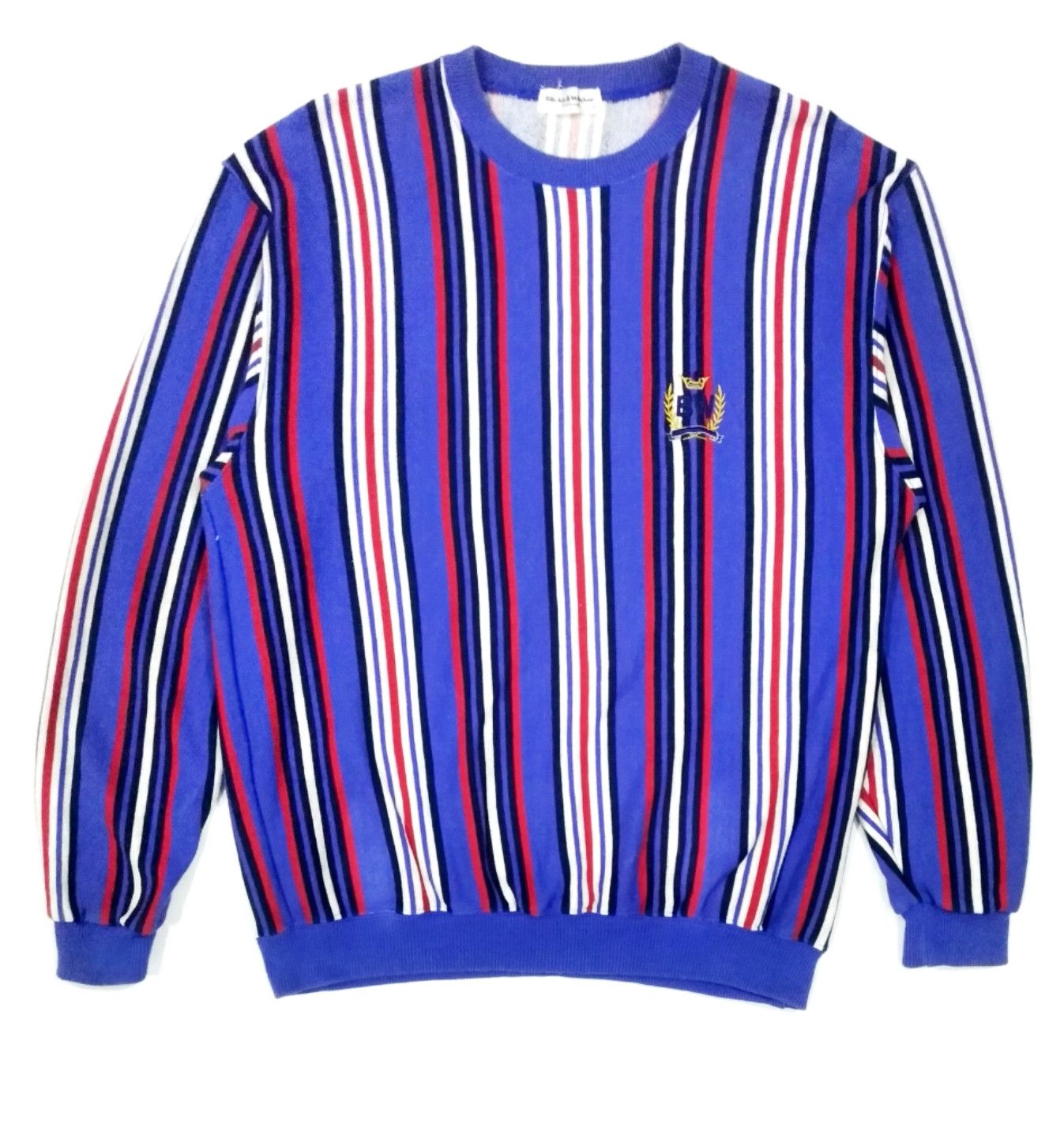 Designer × Japanese Brand × Vintage RARE! VTG BLICKS & WHISKER RETRO VIBRANT PULLOVER Size US M / EU 48-50 / 2 - 1 Thumbnail