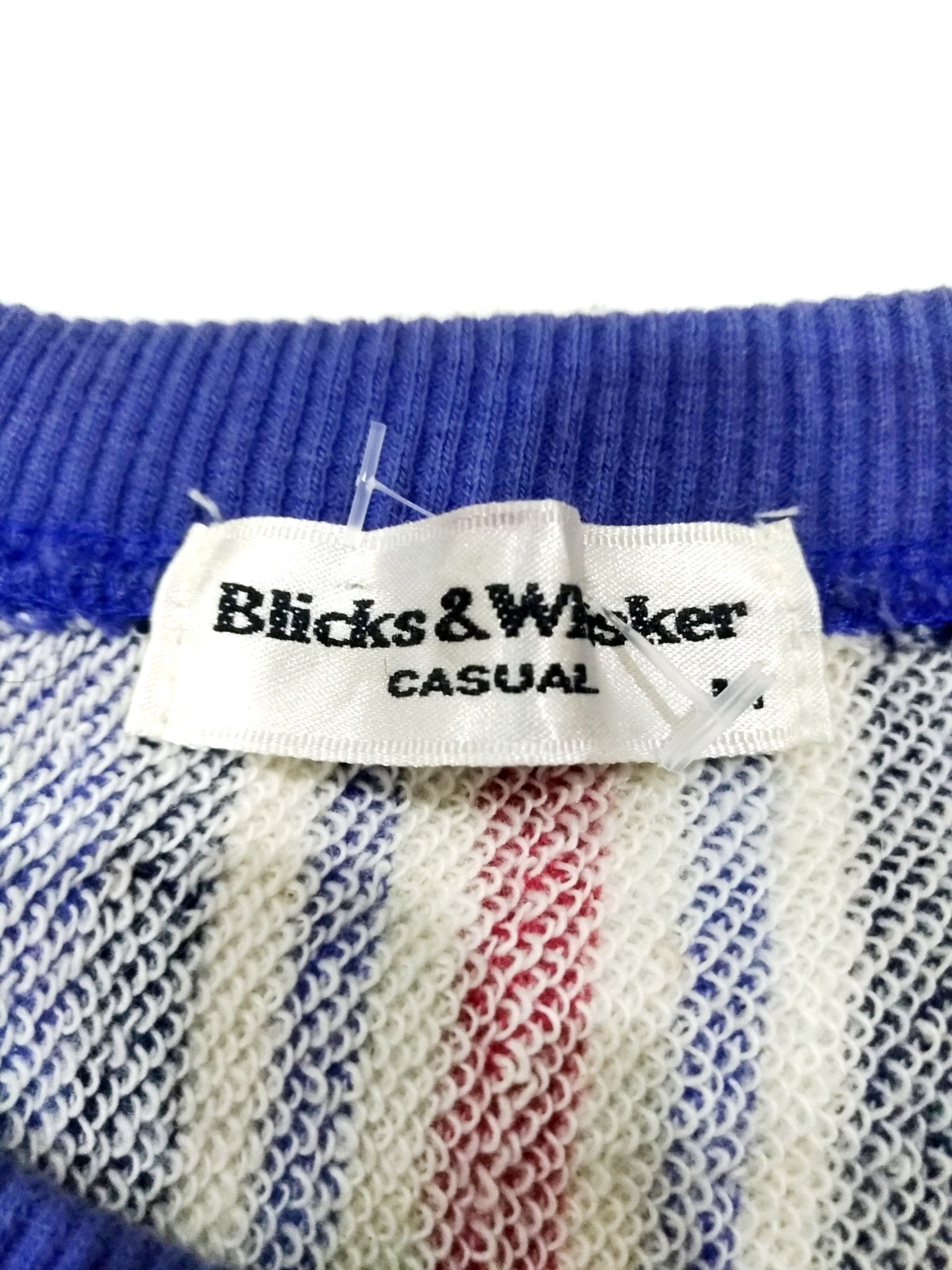 Designer × Japanese Brand × Vintage RARE! VTG BLICKS & WHISKER RETRO VIBRANT PULLOVER Size US M / EU 48-50 / 2 - 7 Thumbnail