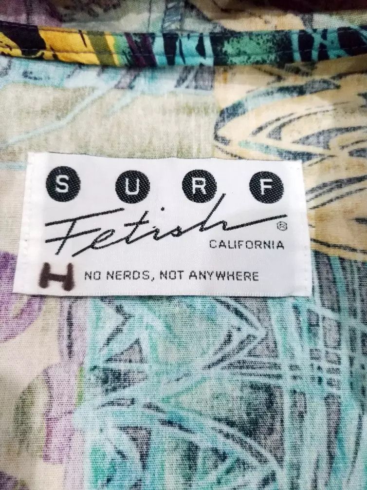 Japanese Brand RARE! VTG SURF FETISH RETRO 90s NEON NEW WAVE Size US M / EU 48-50 / 2 - 4 Thumbnail