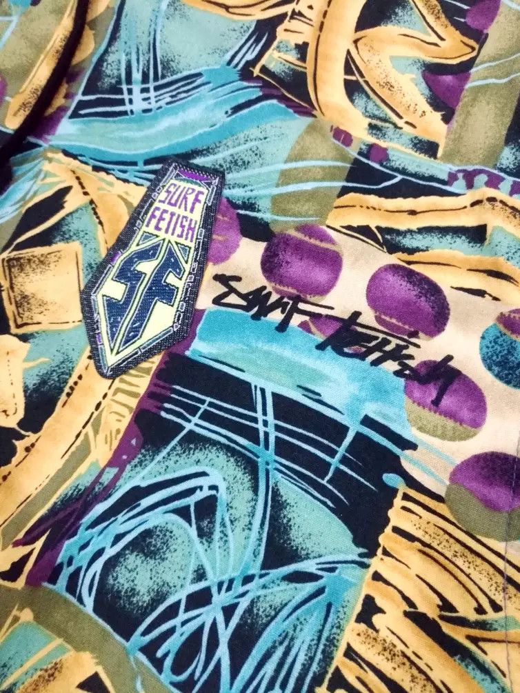 Japanese Brand RARE! VTG SURF FETISH RETRO 90s NEON NEW WAVE Size US M / EU 48-50 / 2 - 5 Thumbnail